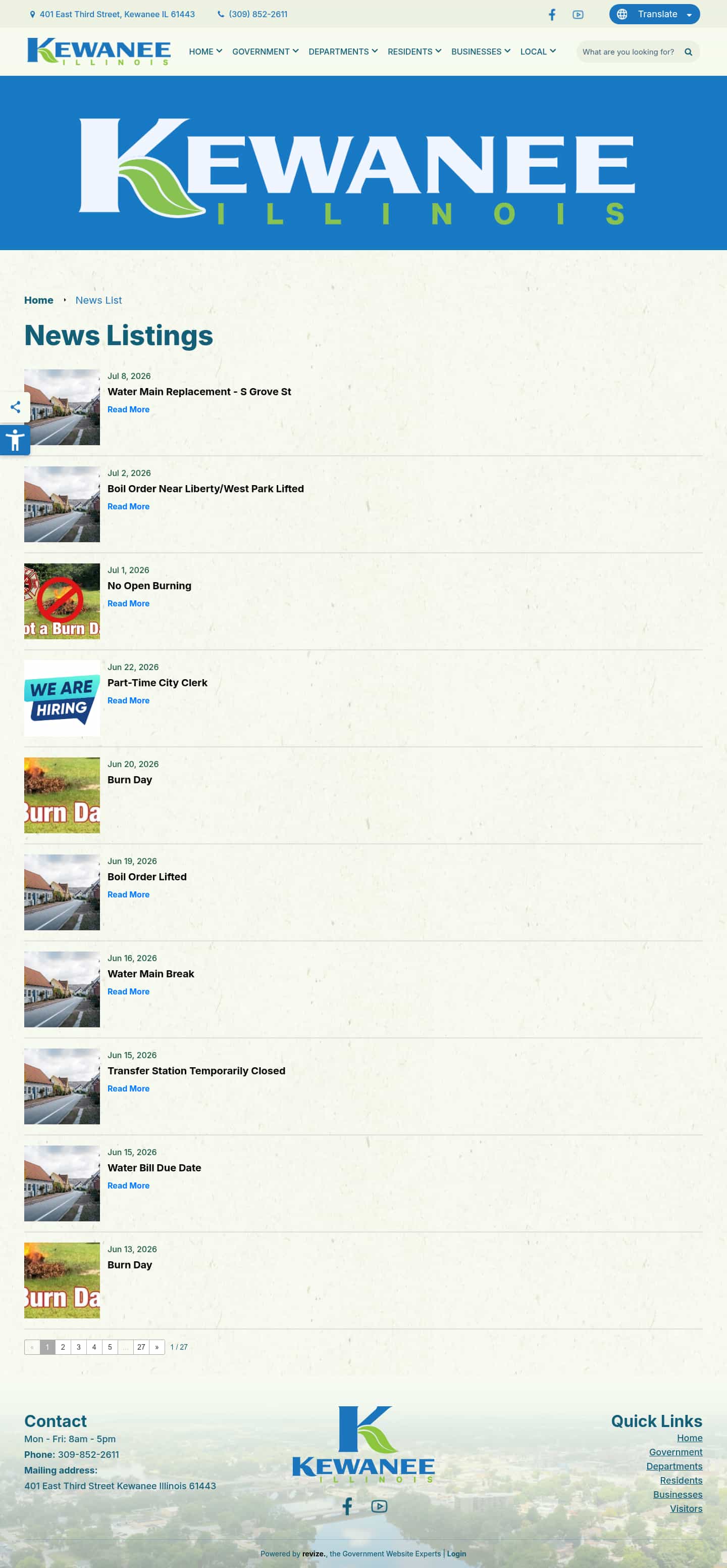 Latest website image capture