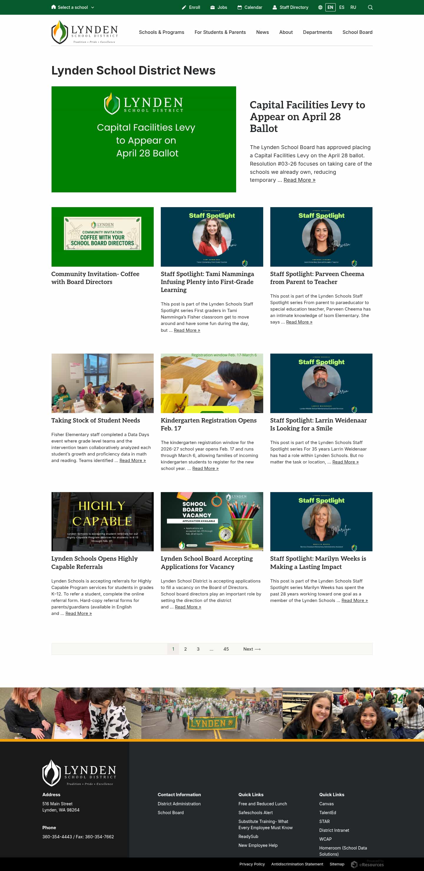 Latest website image capture