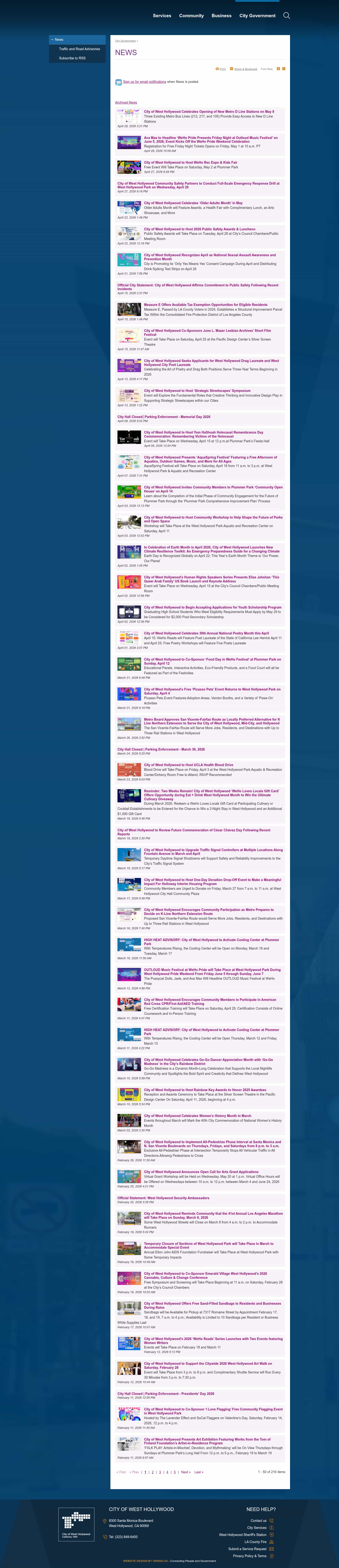 Latest website image capture