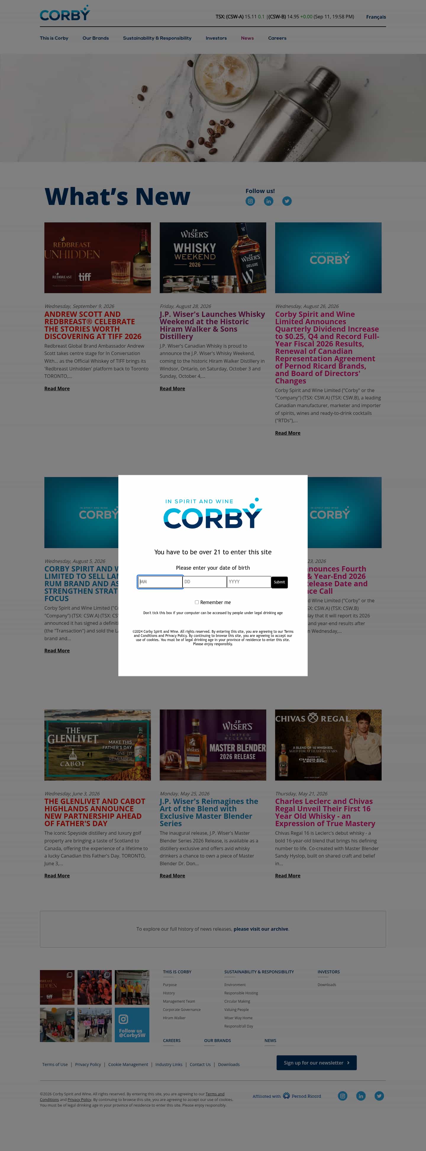 Latest website image capture