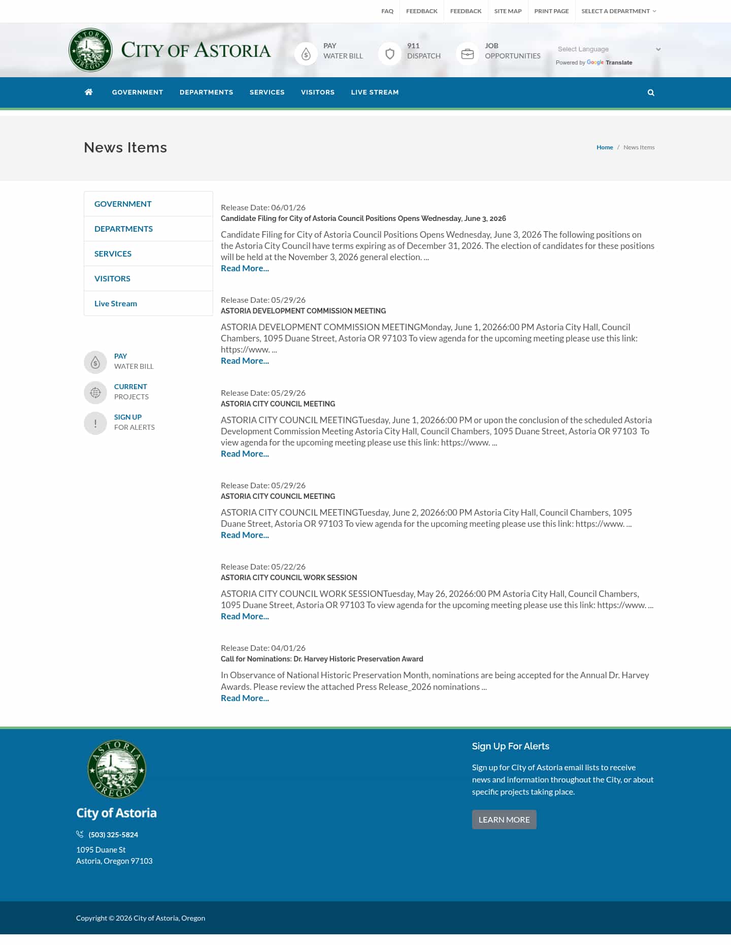 Latest website image capture