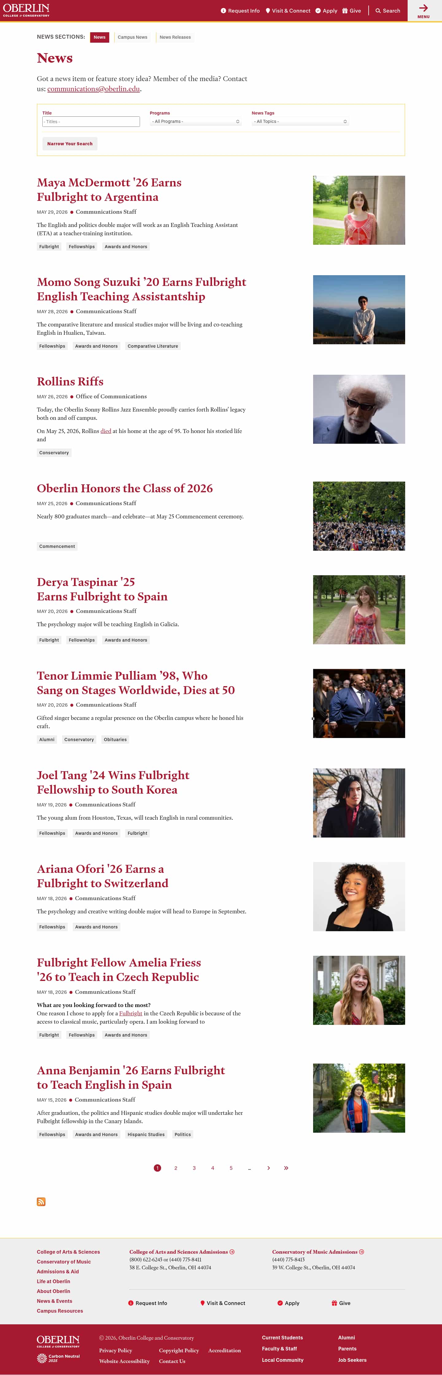 Latest website image capture