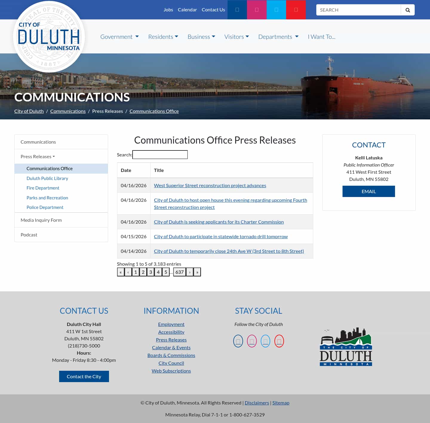 Latest website image capture