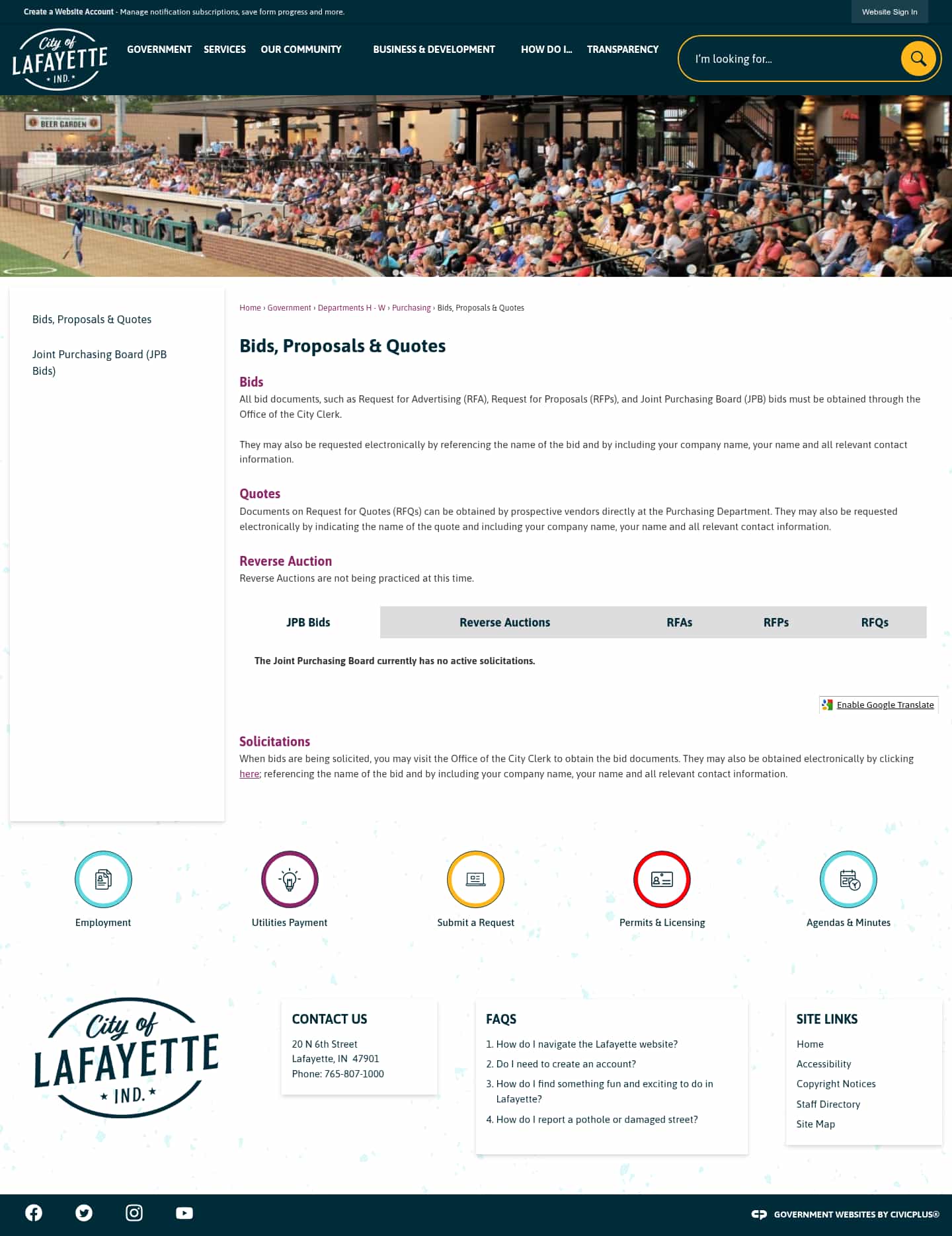 Latest website image capture