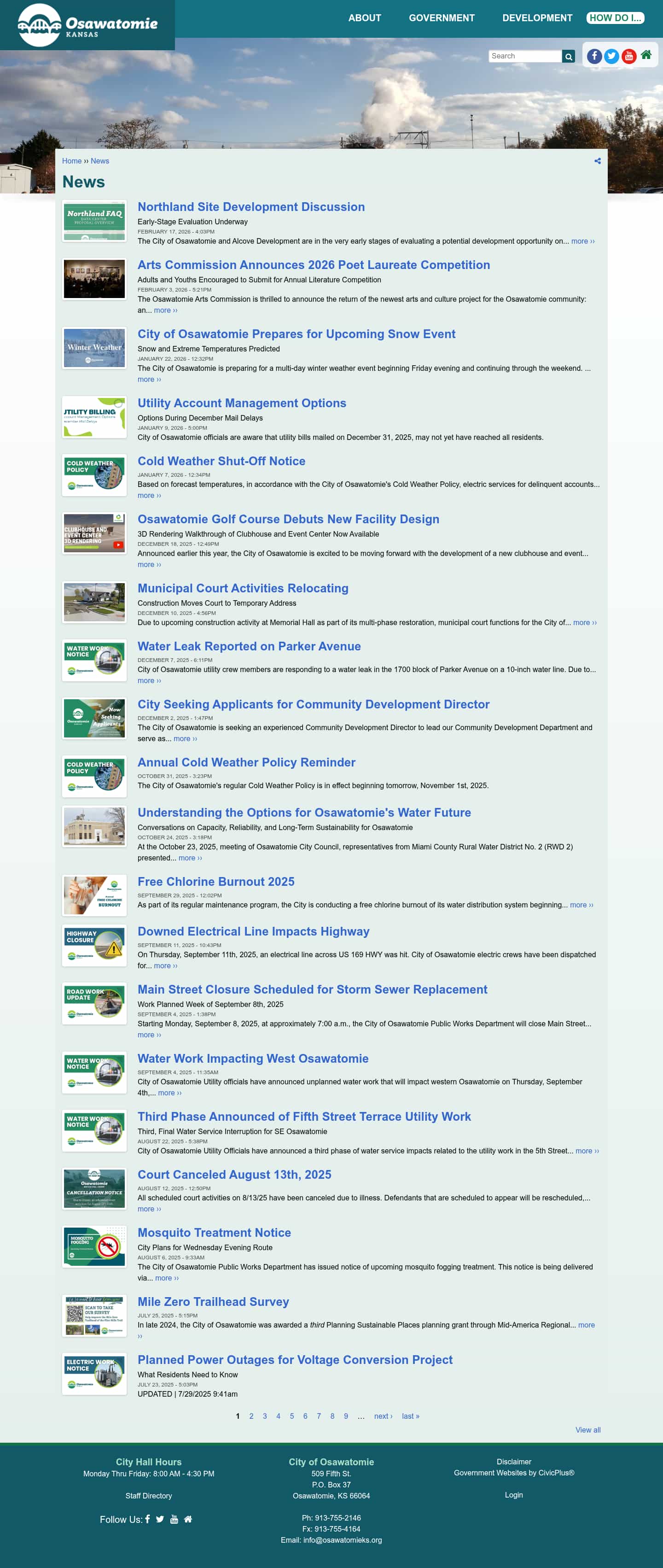 Latest website image capture