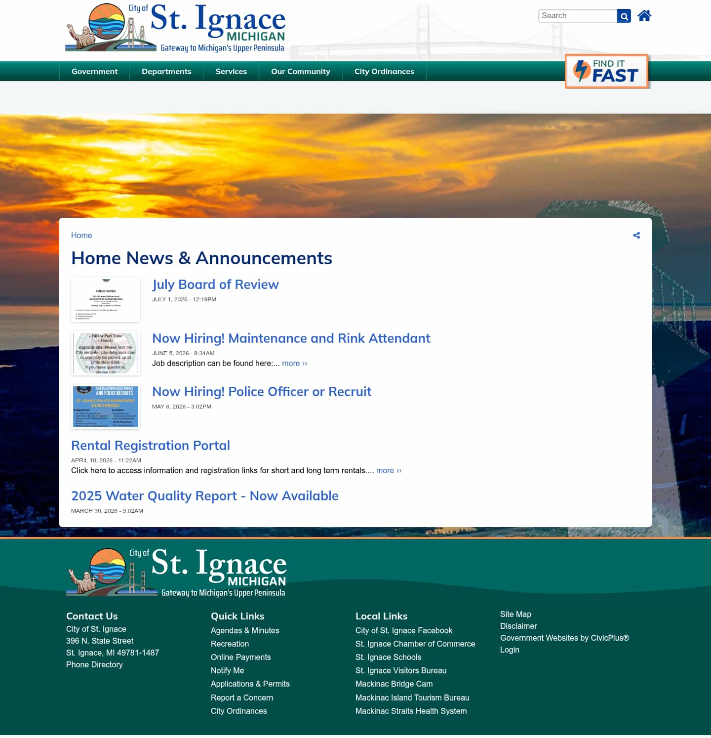 Latest website image capture