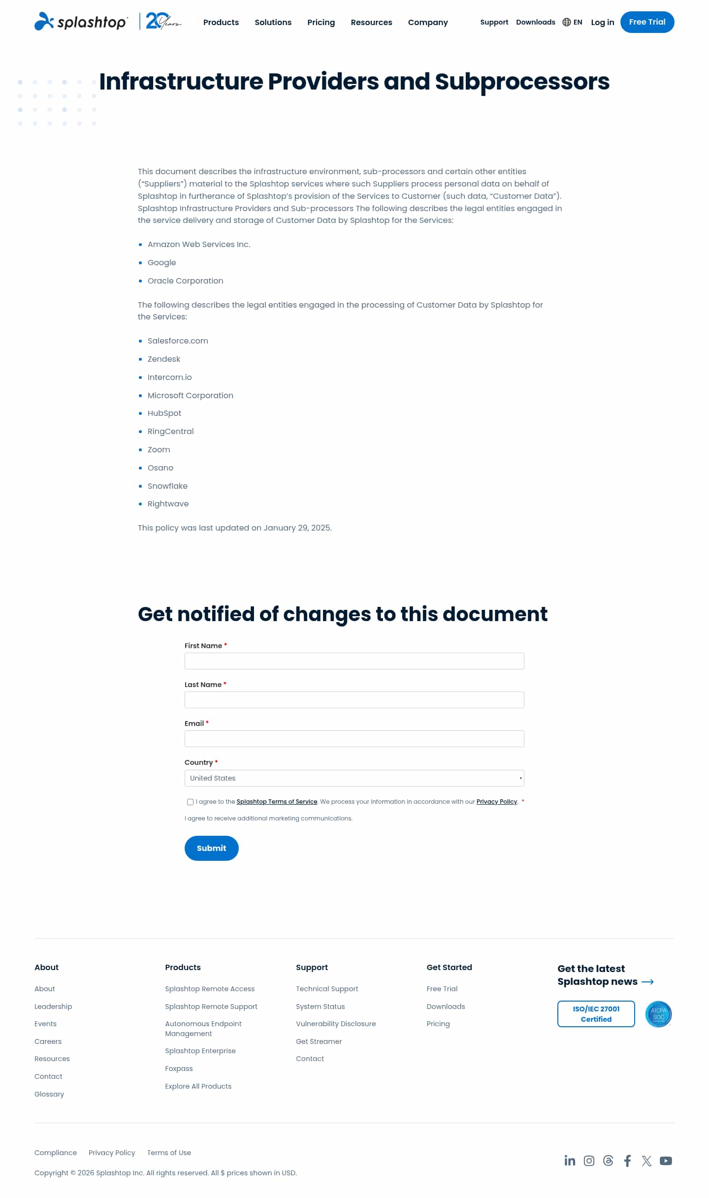 Latest website image capture