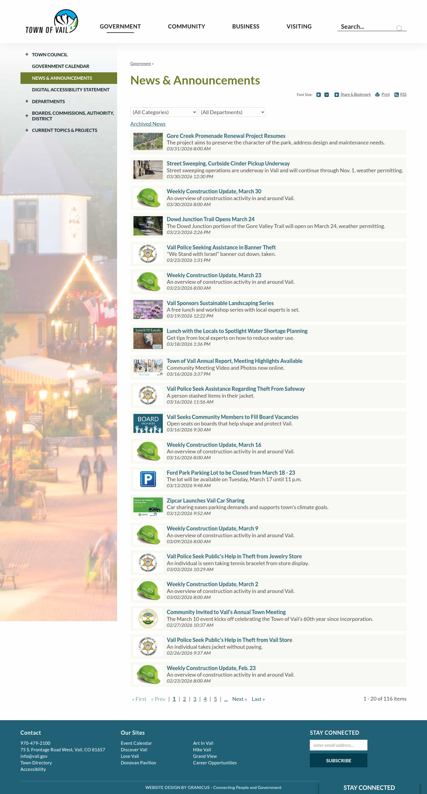 Latest website image capture