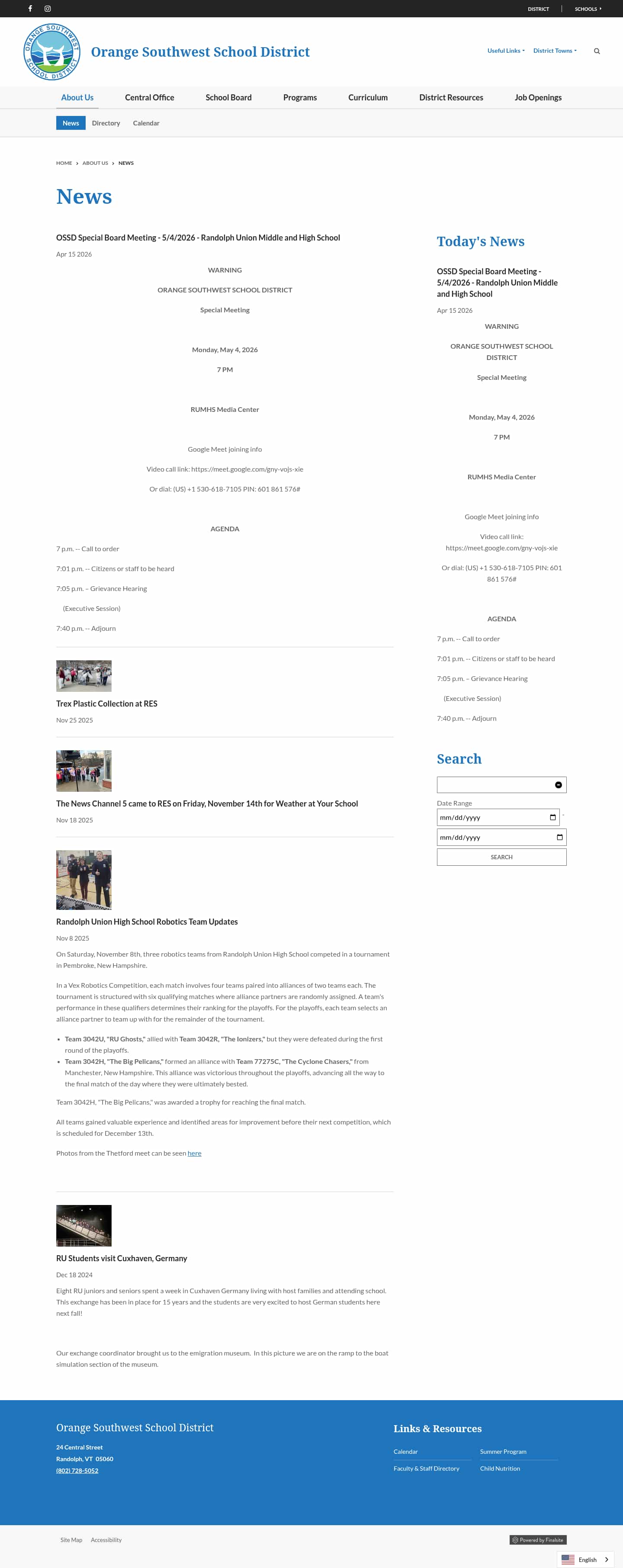 Latest website image capture
