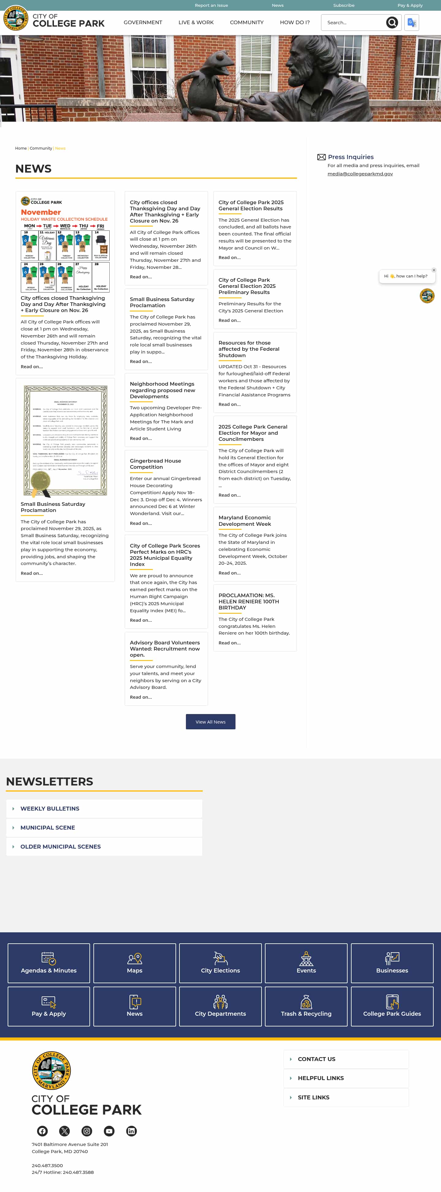 Latest website image capture