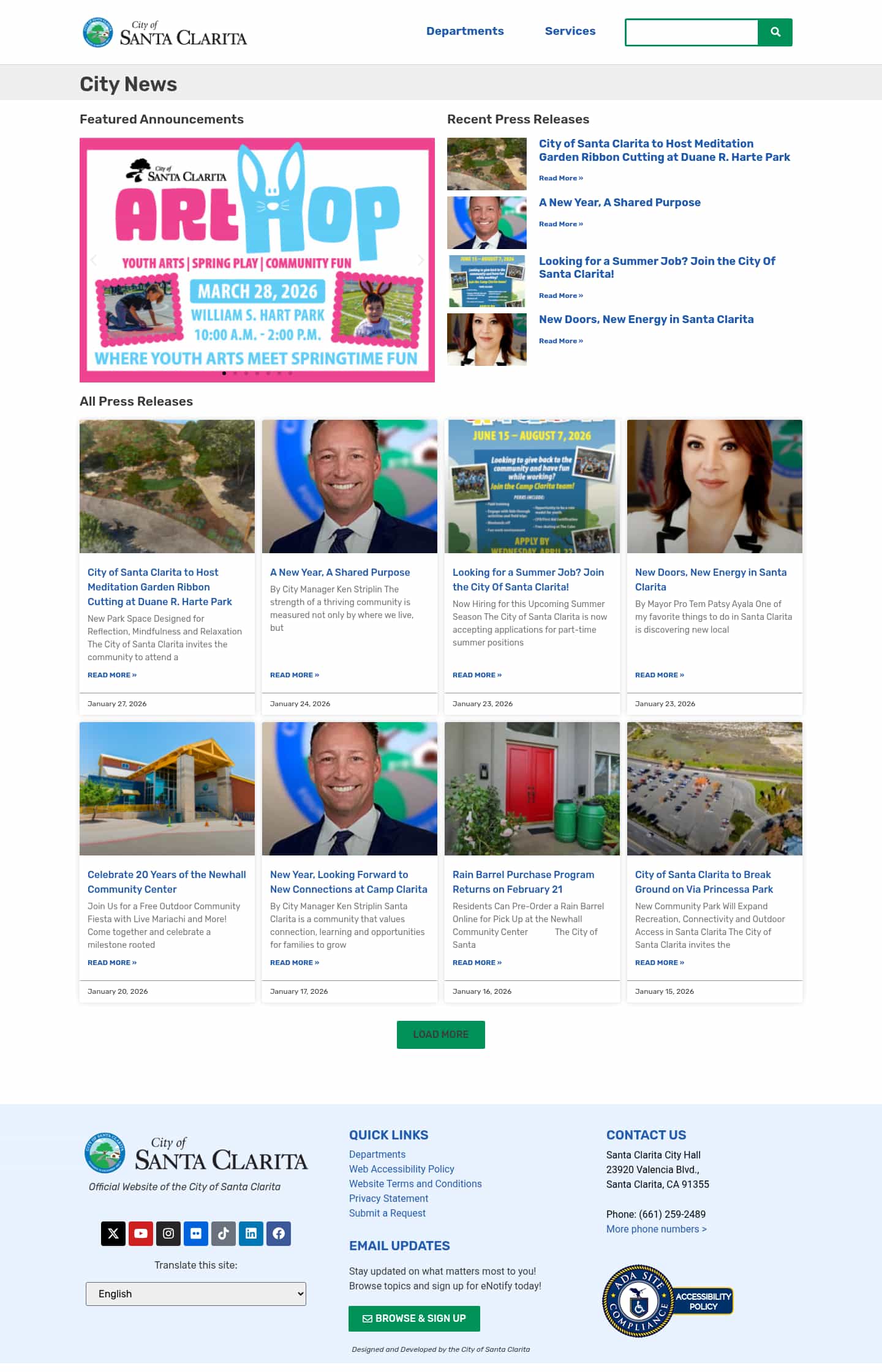 Latest website image capture