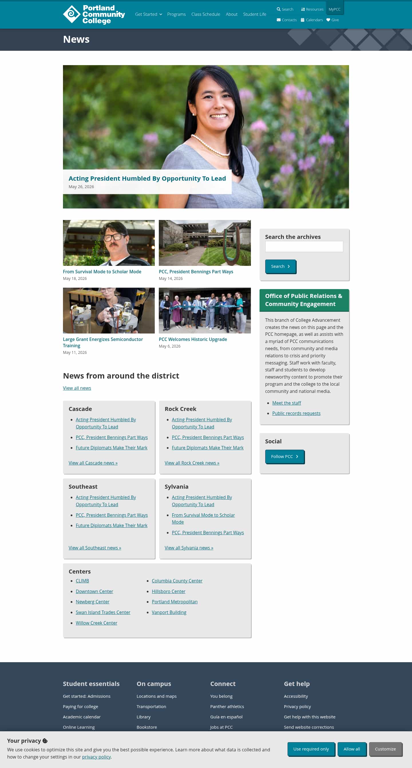 Latest website image capture