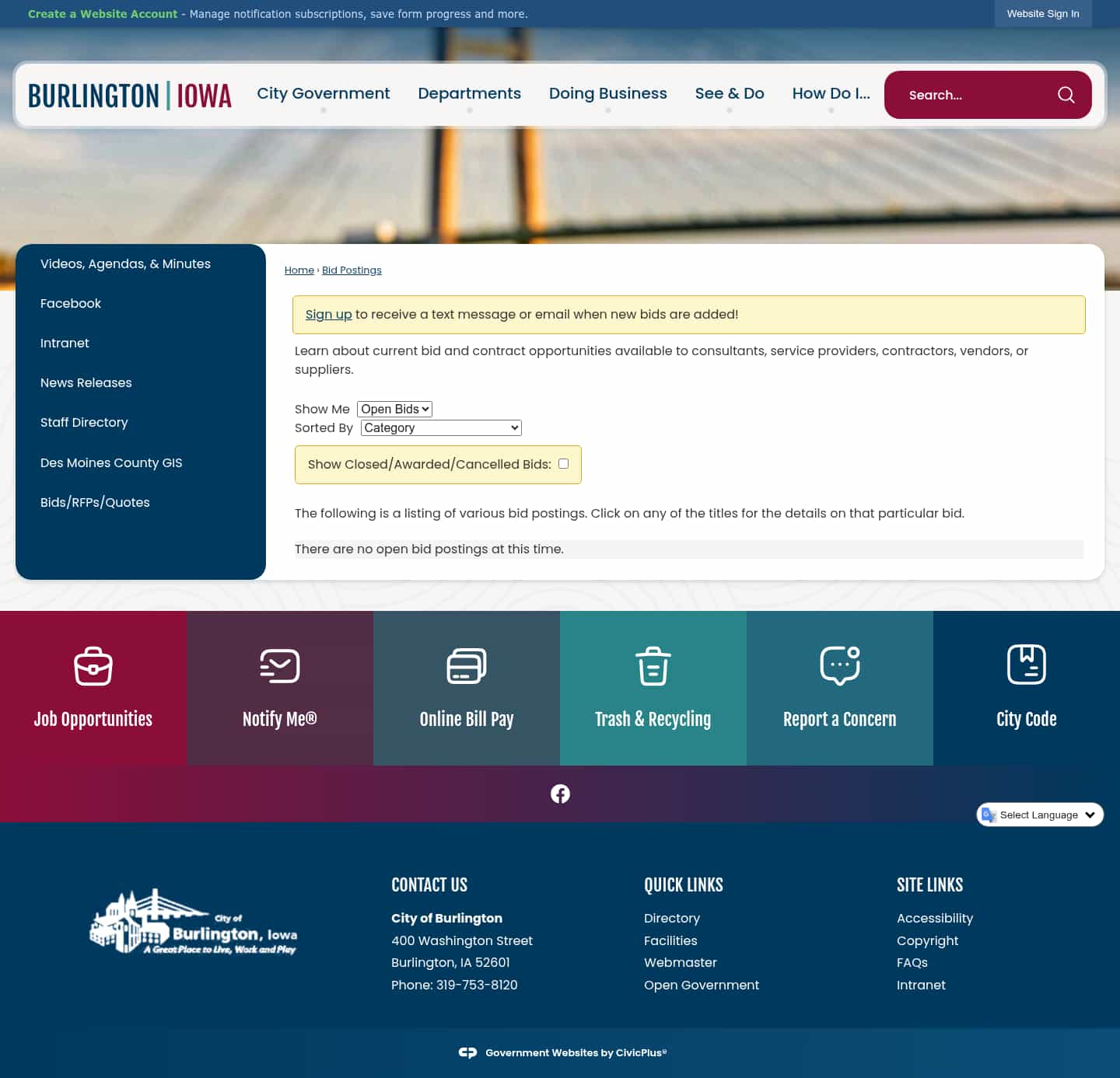 Latest website image capture