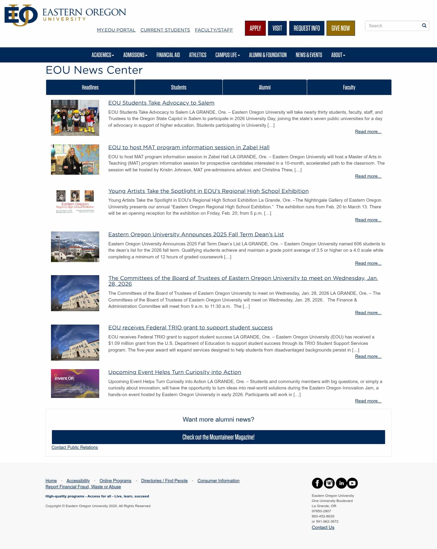 Latest website image capture