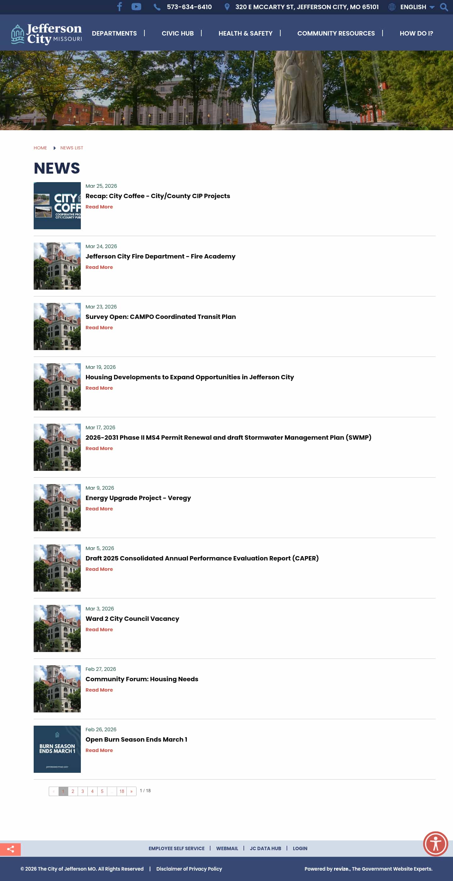 Latest website image capture