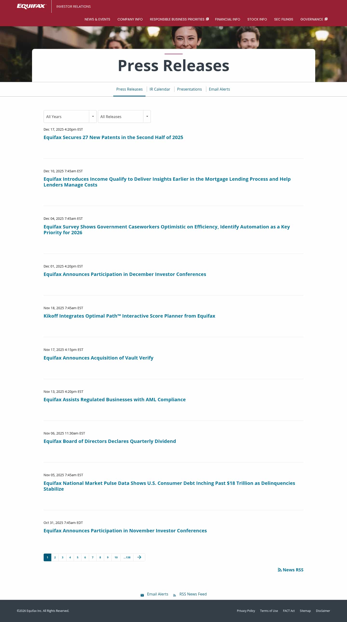 Latest website image capture