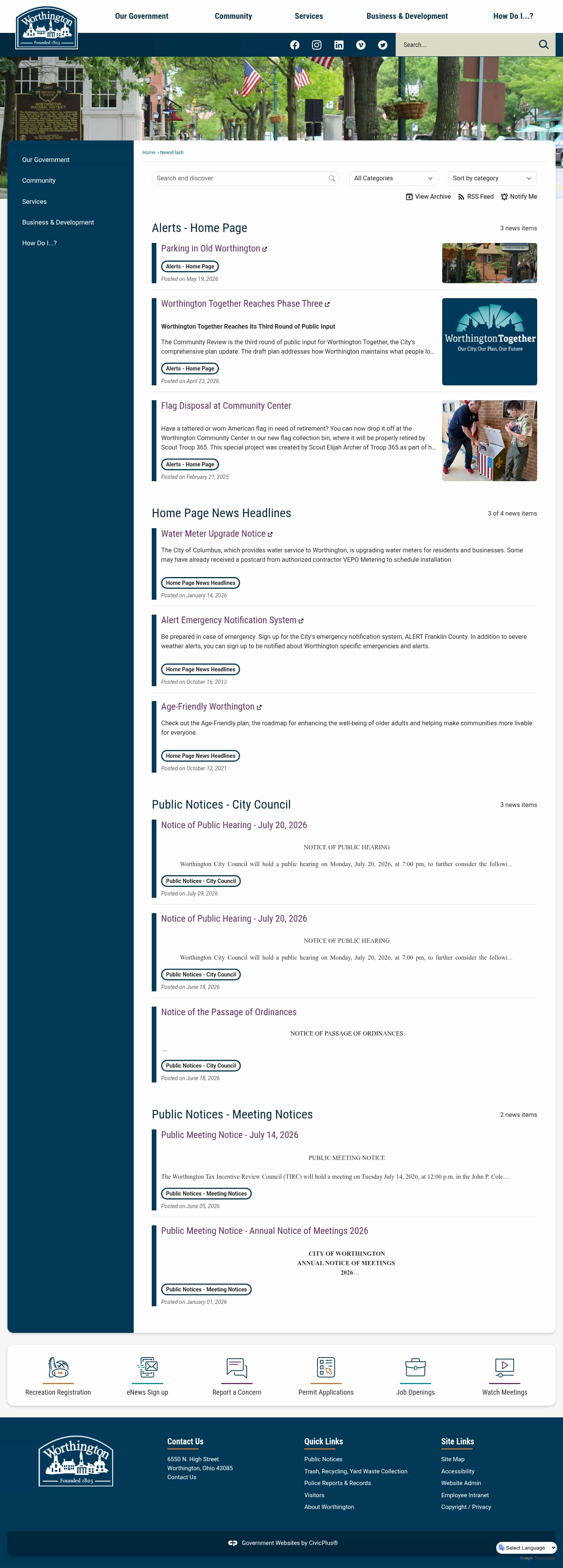 Latest website image capture