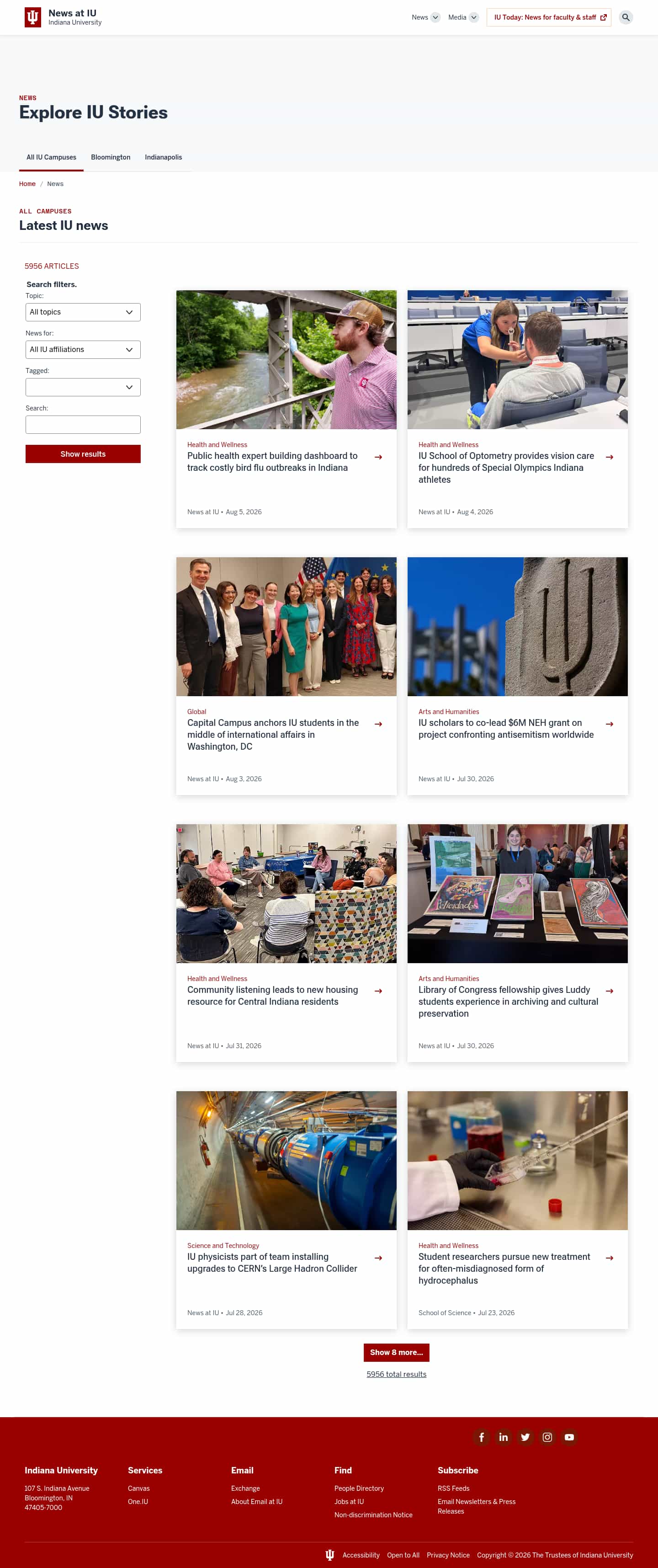 Latest website image capture