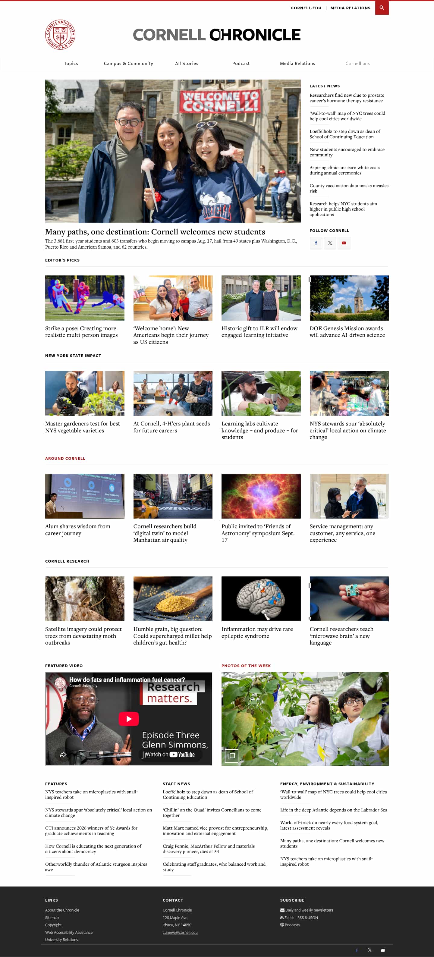 Latest website image capture