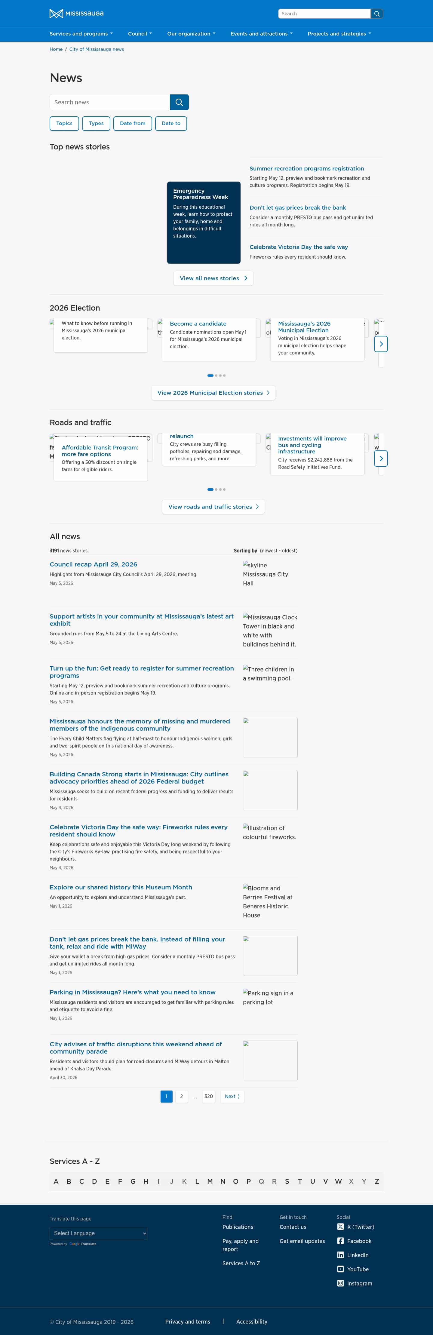 Latest website image capture