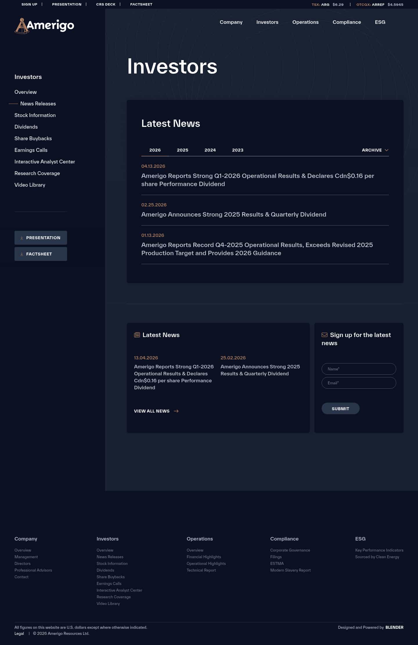 Latest website image capture