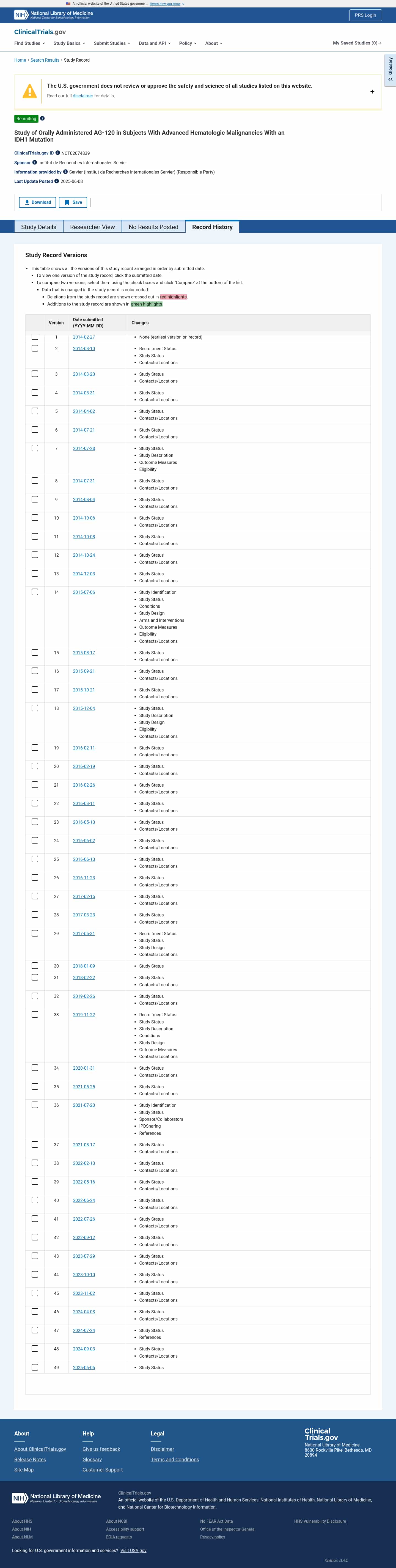 Latest website image capture