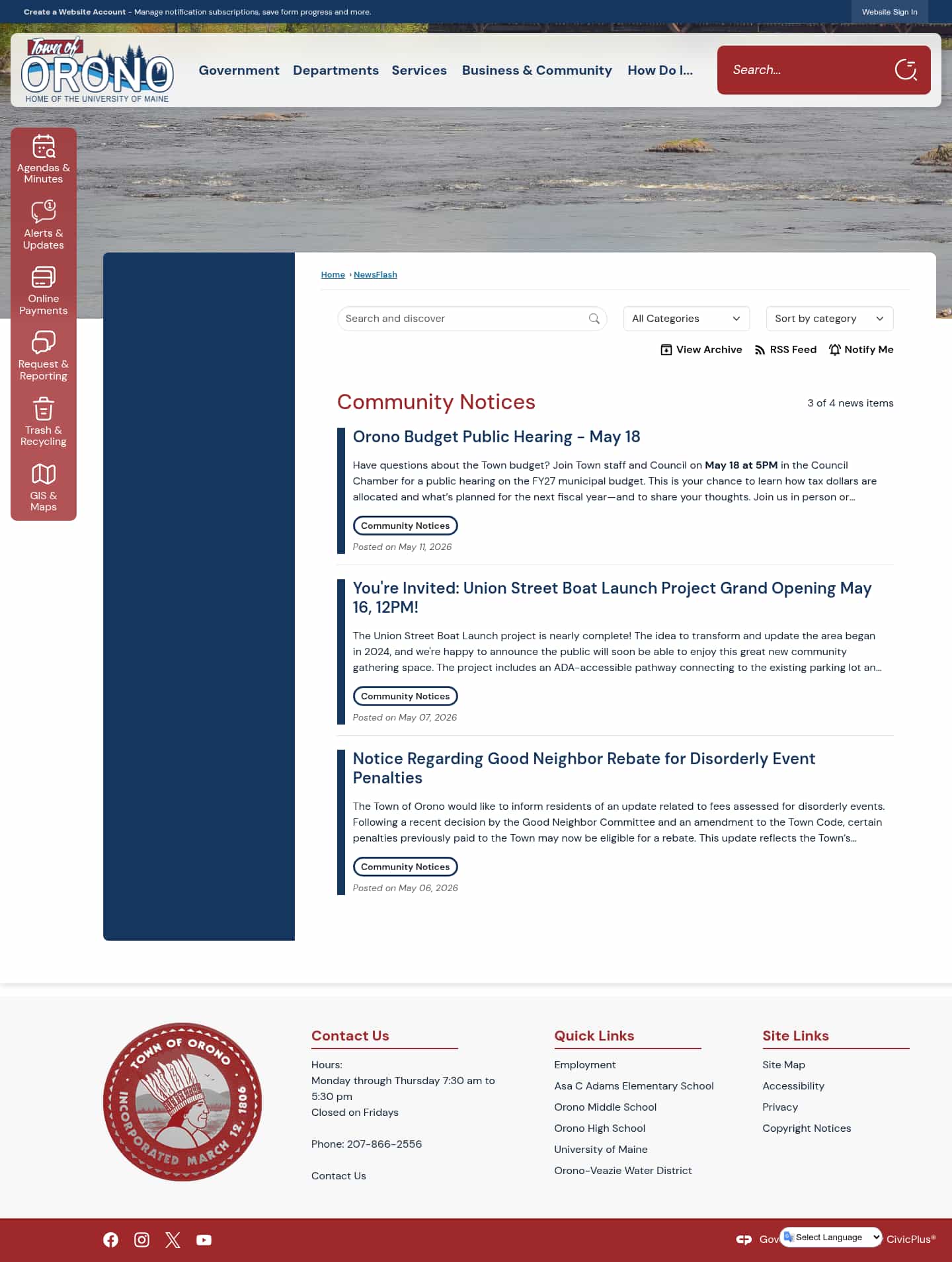 Latest website image capture
