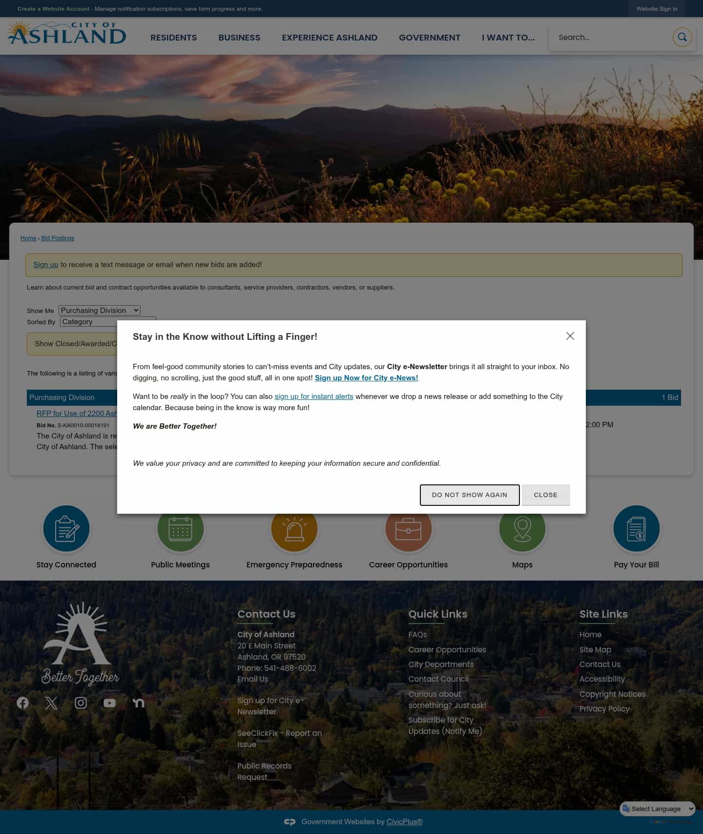 Latest website image capture