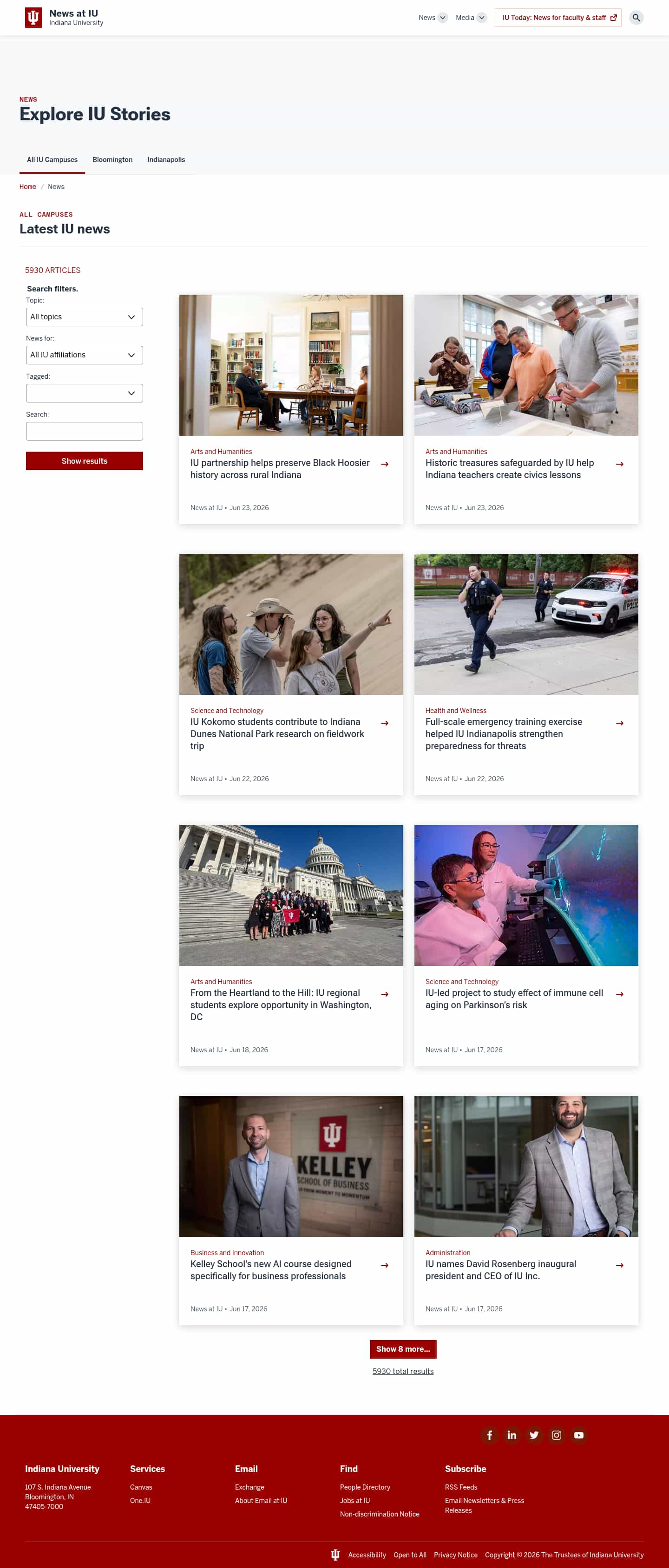 Latest website image capture
