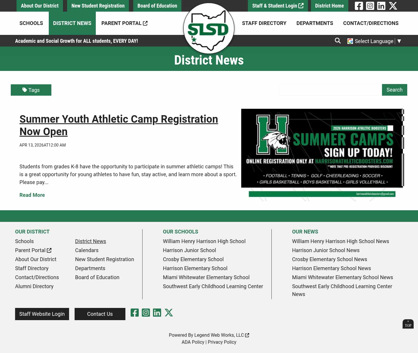 Latest website image capture