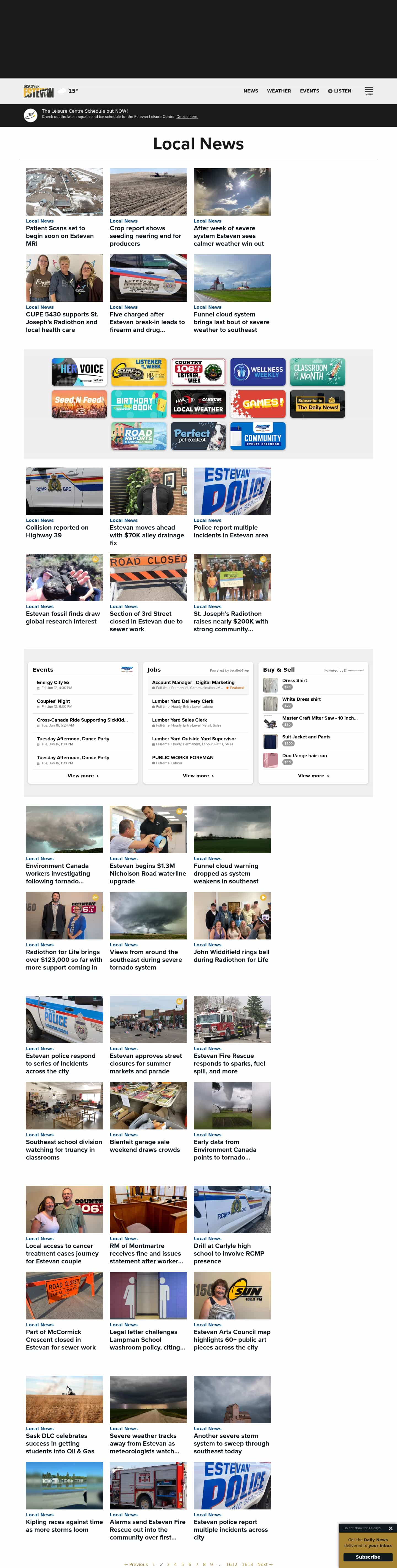 Latest website image capture