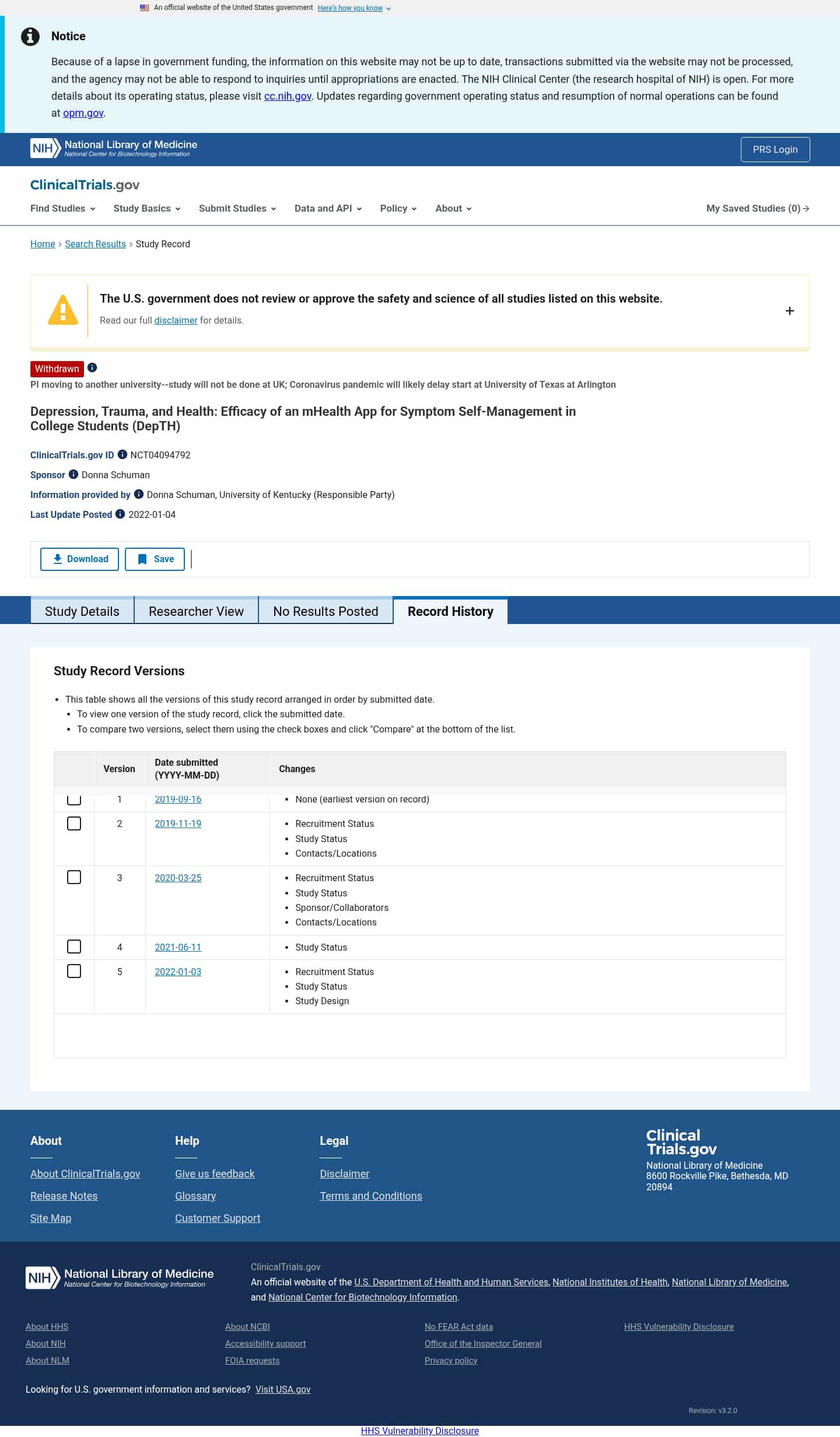 Latest website image capture