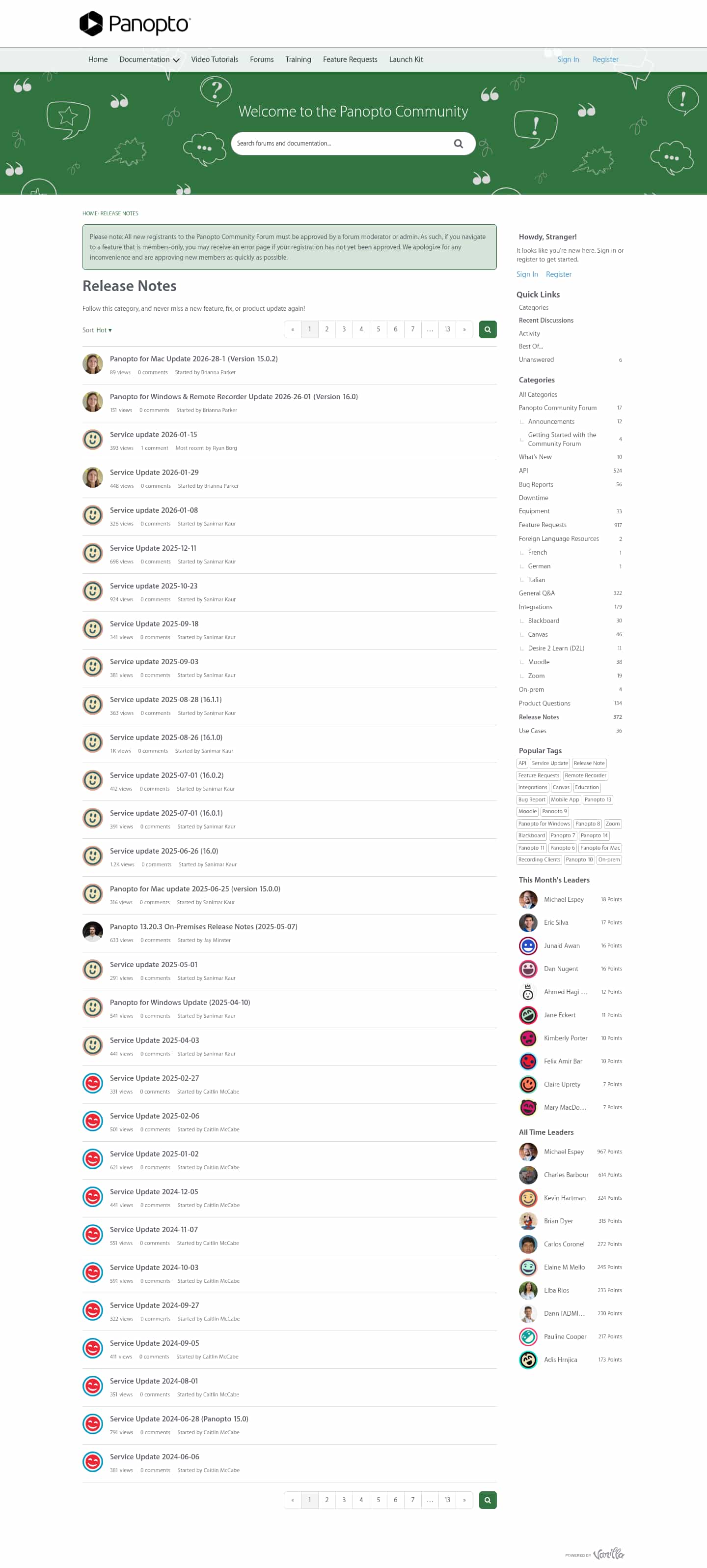 Latest website image capture