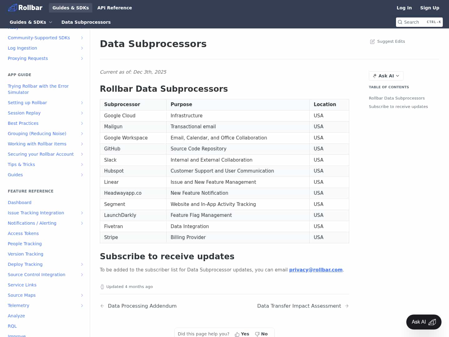 Latest website image capture