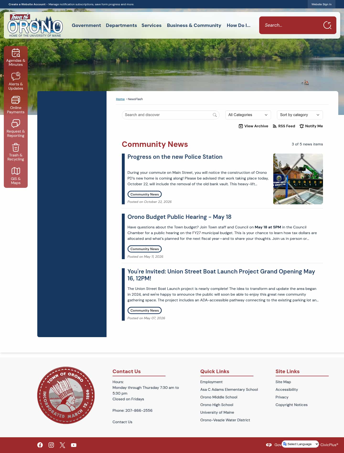 Latest website image capture