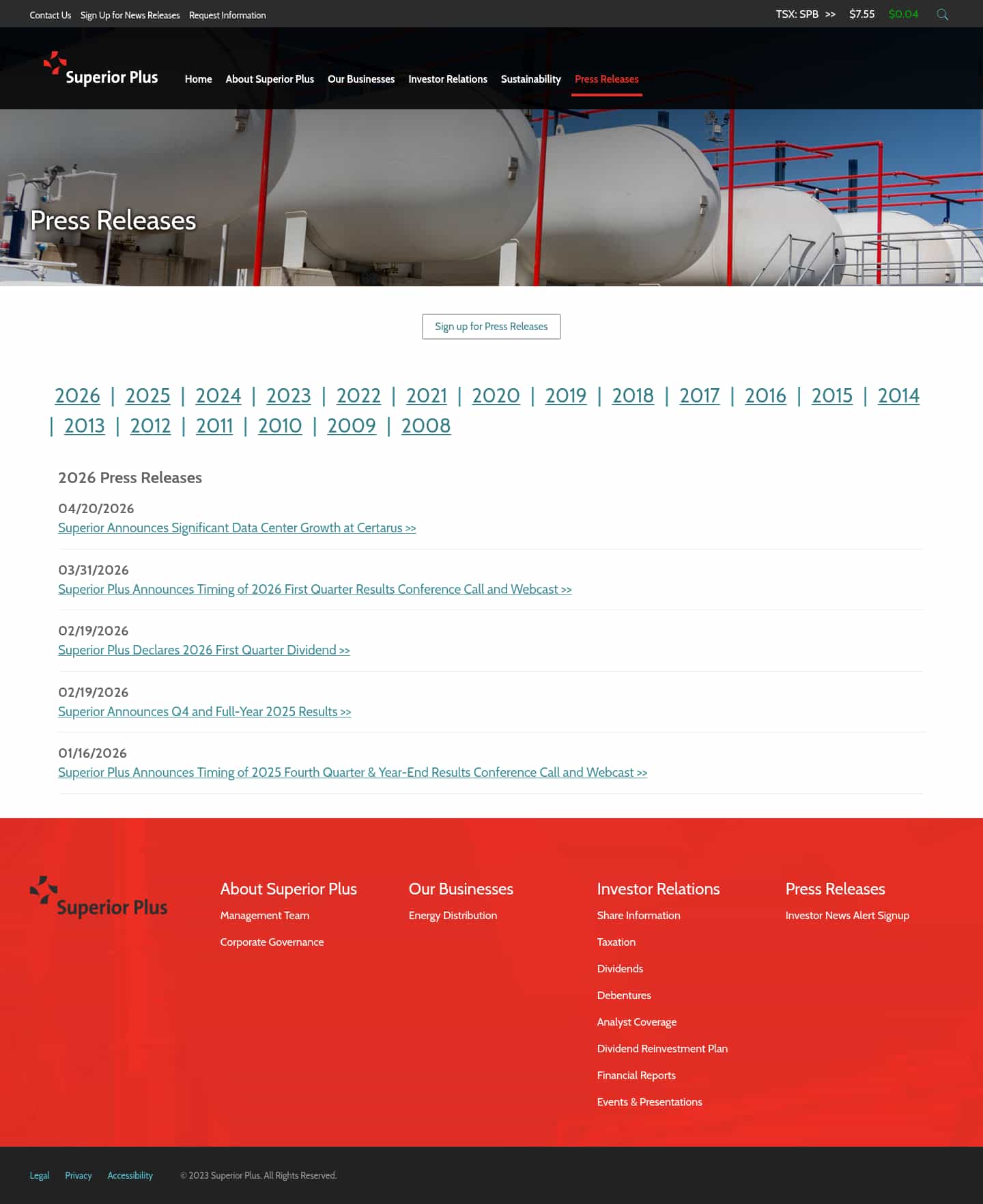 Latest website image capture