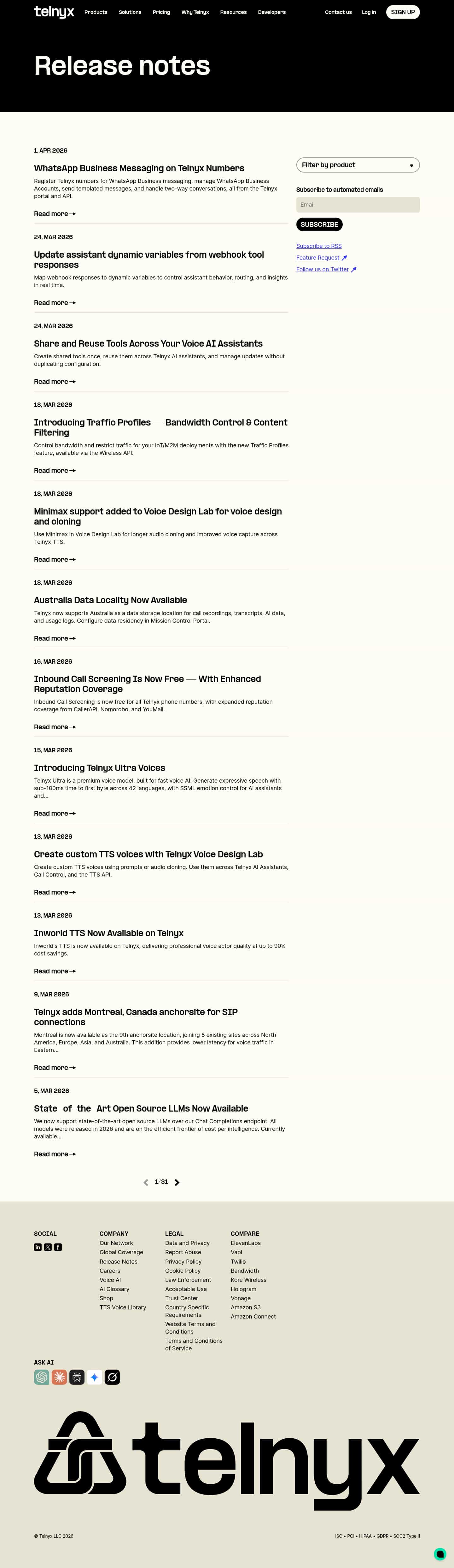 Latest website image capture