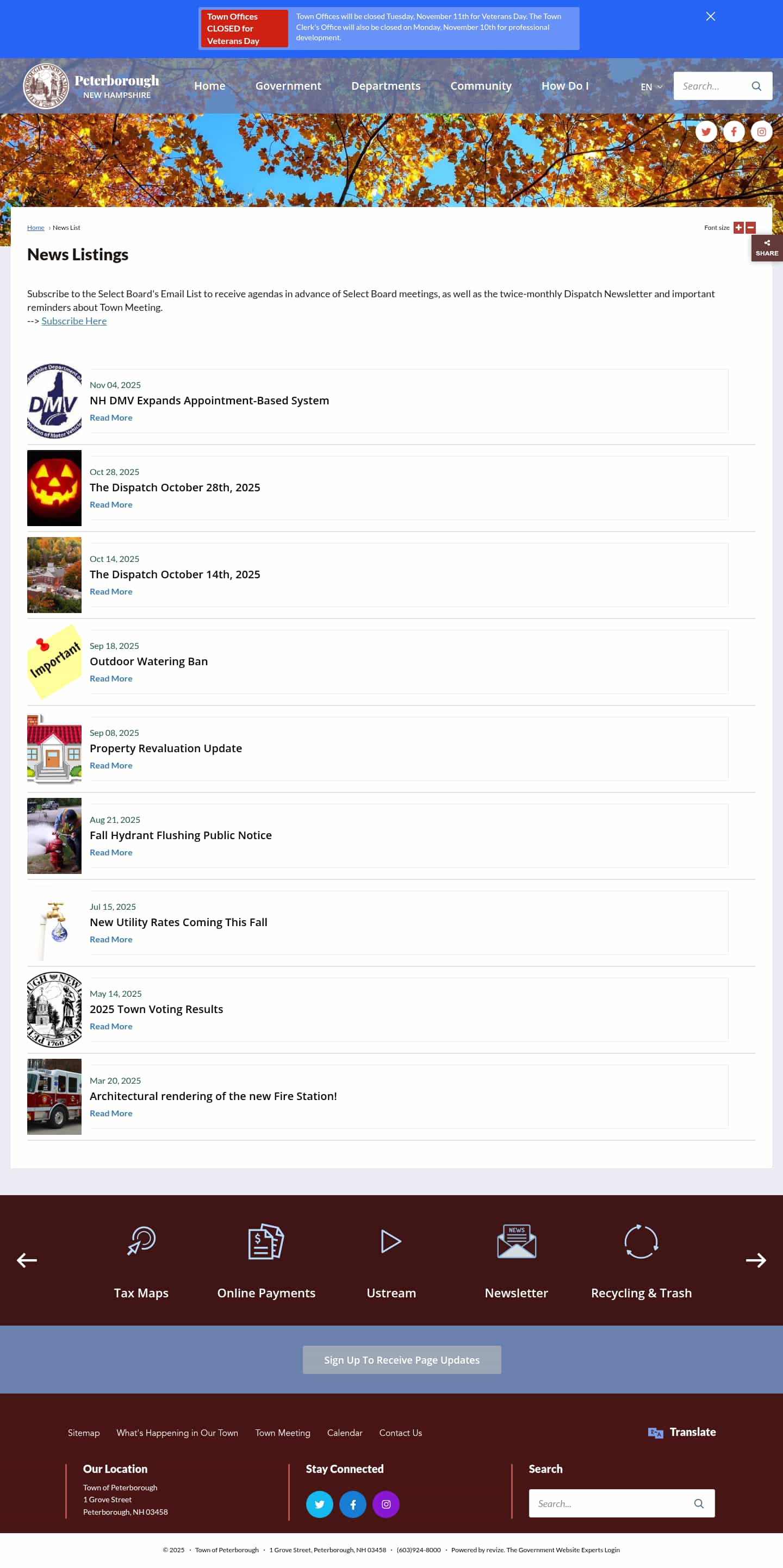 Latest website image capture