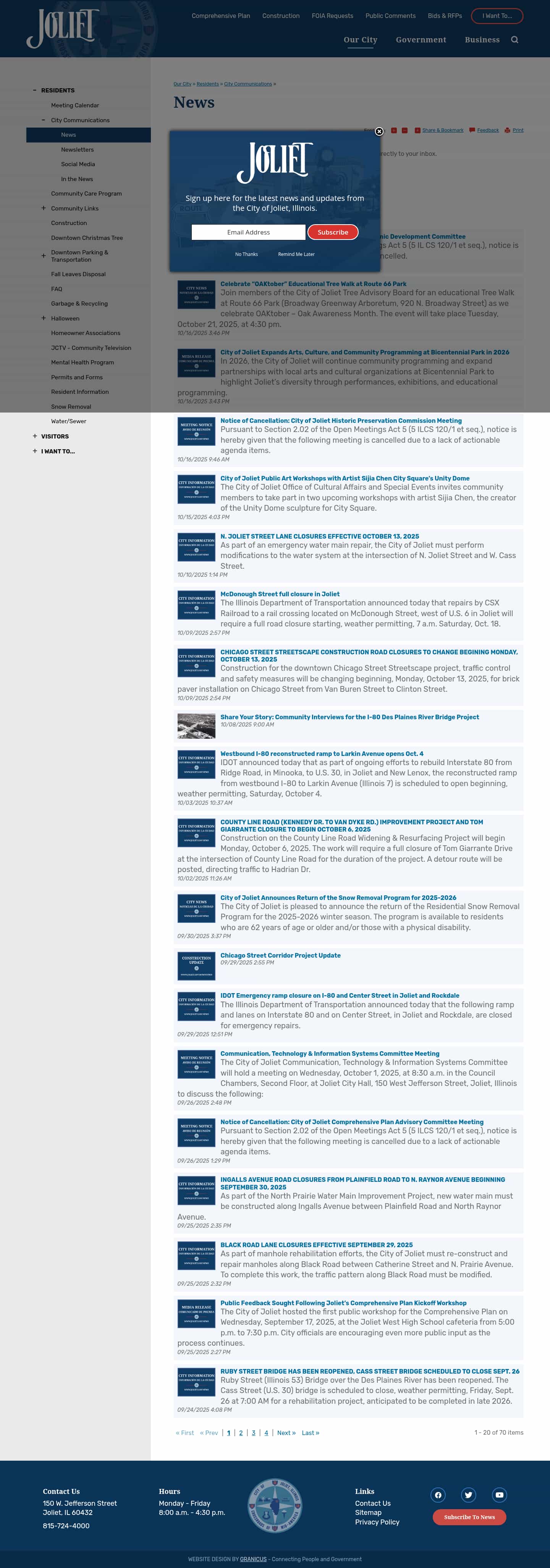 Latest website image capture