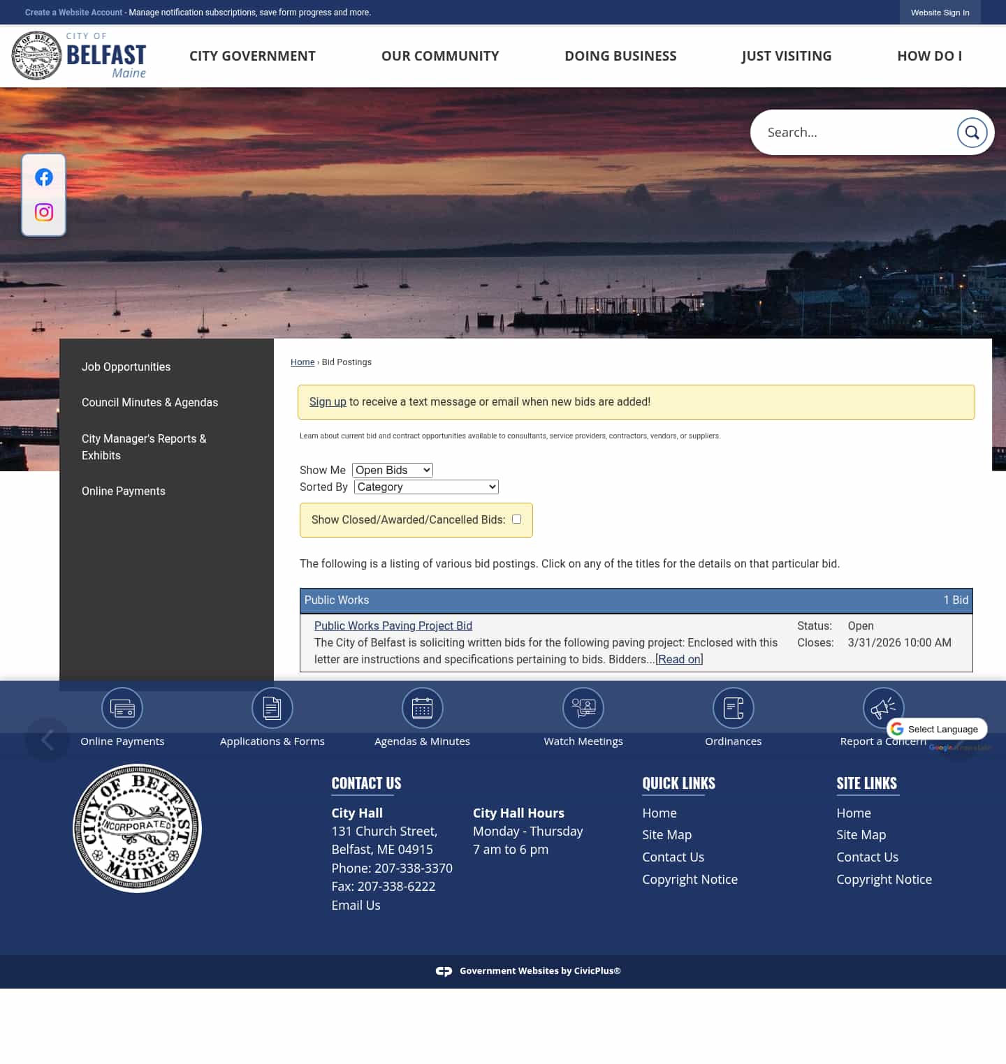 Latest website image capture