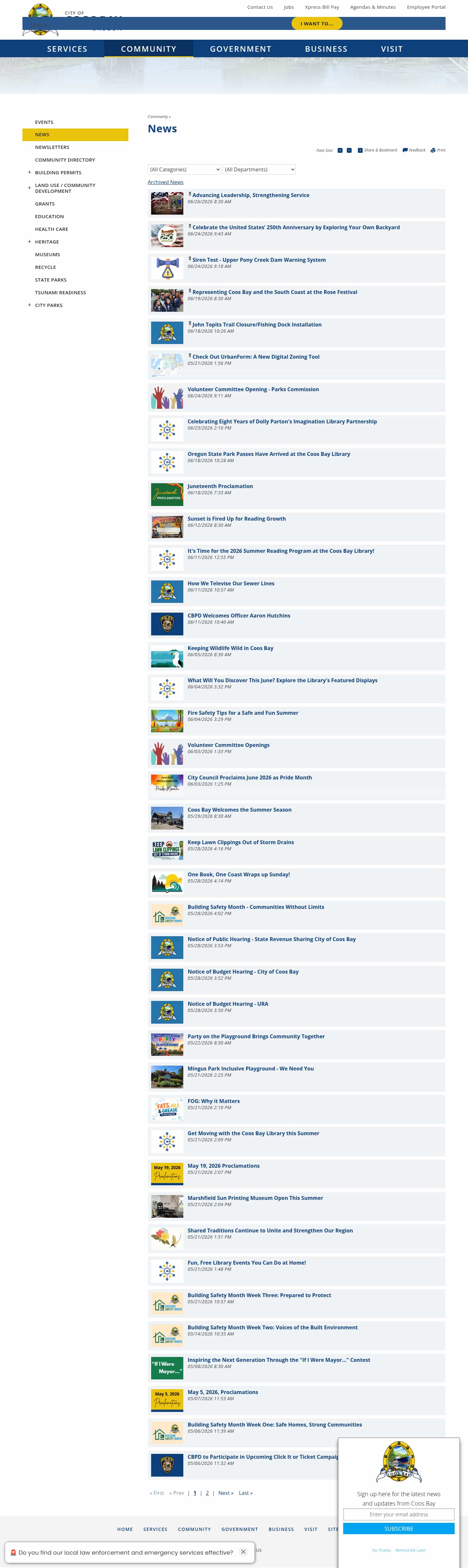 Latest website image capture