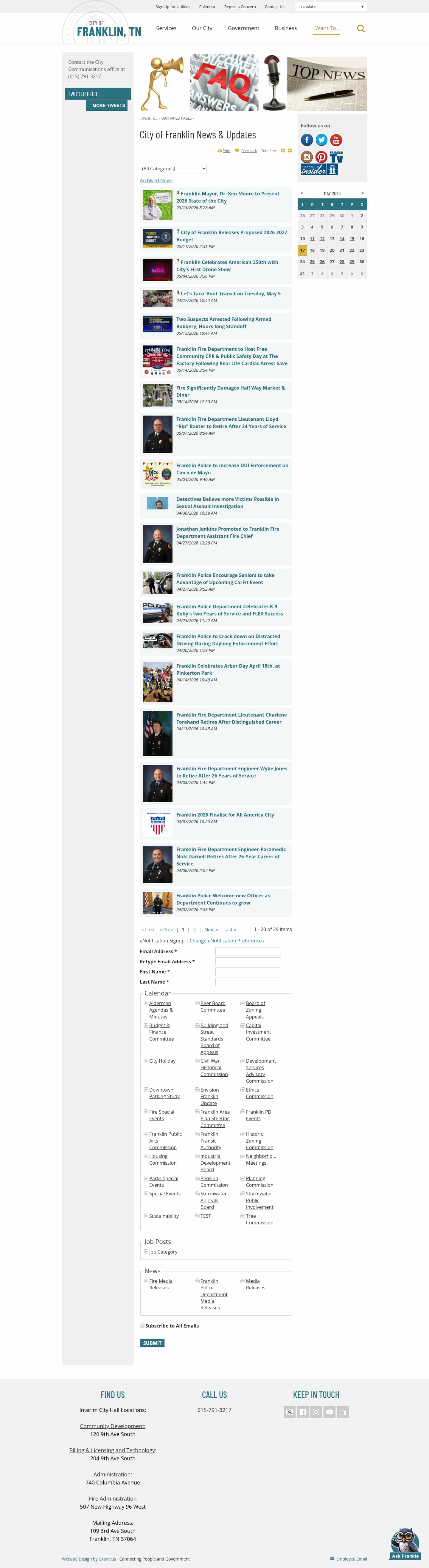 Latest website image capture