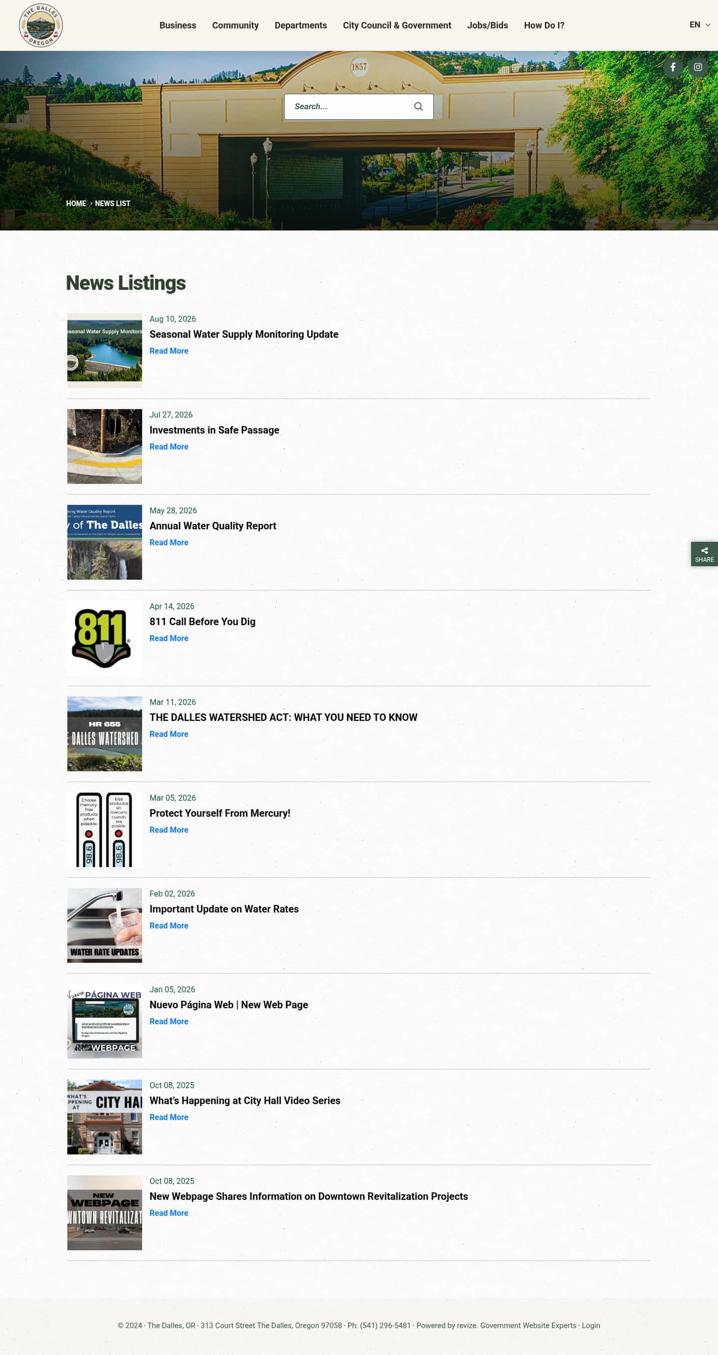 Latest website image capture