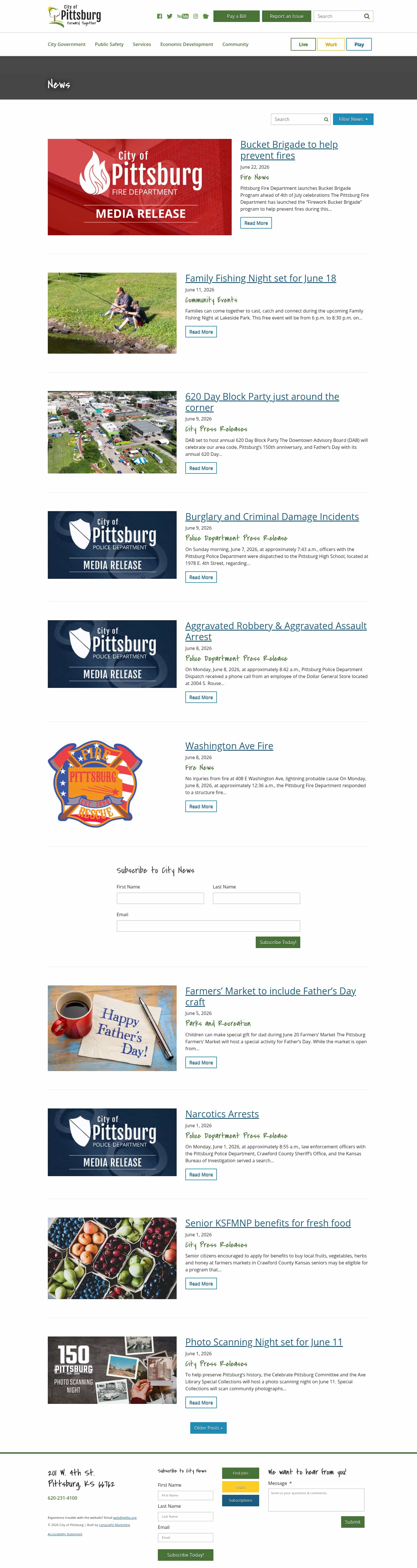 Latest website image capture
