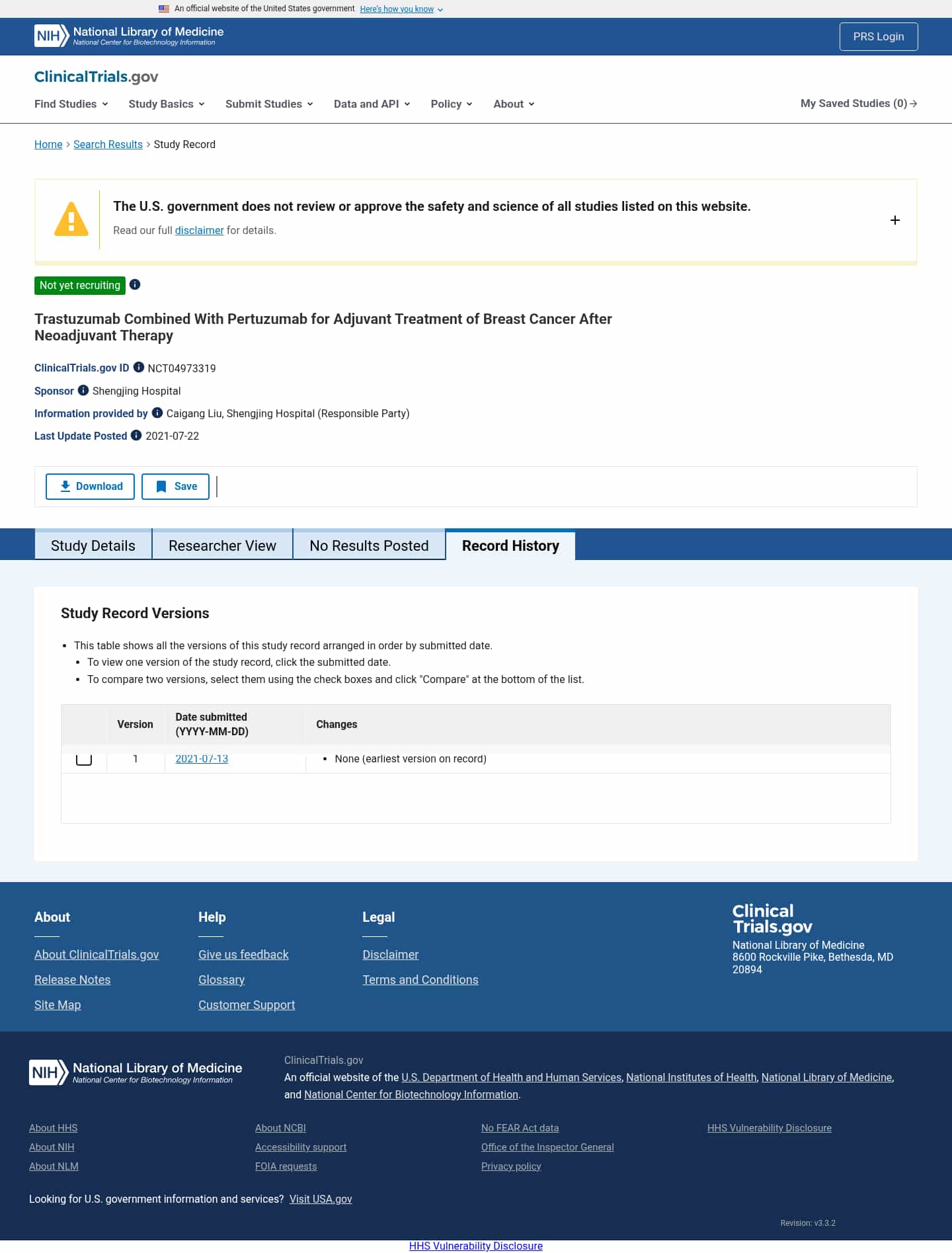 Latest website image capture