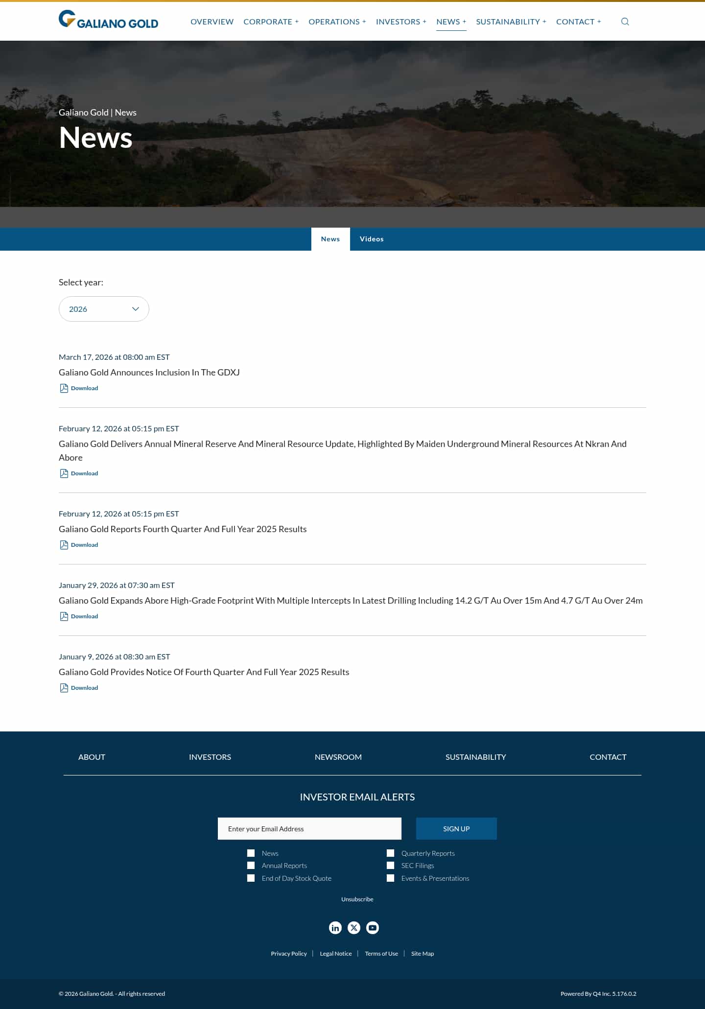 Latest website image capture