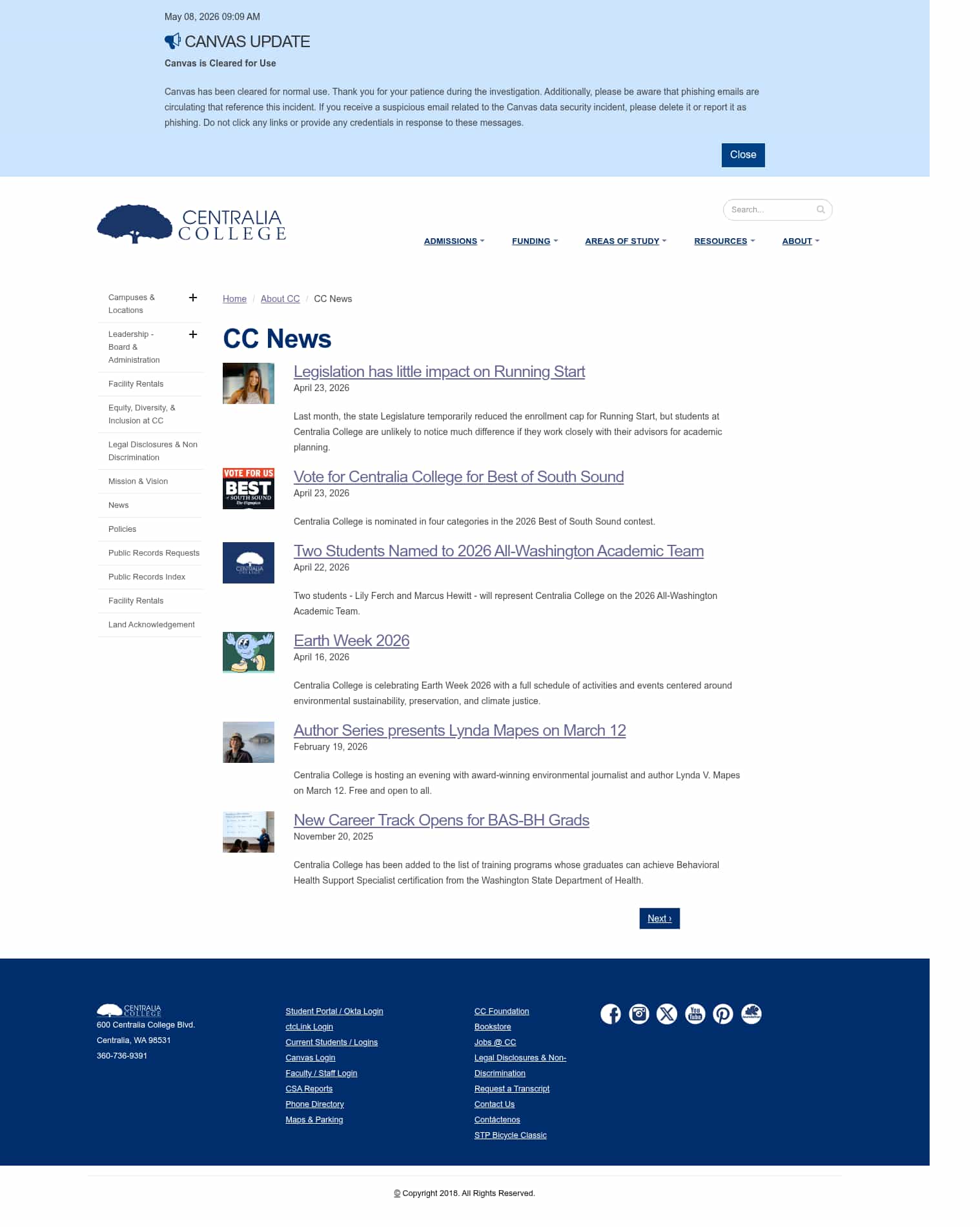 Latest website image capture