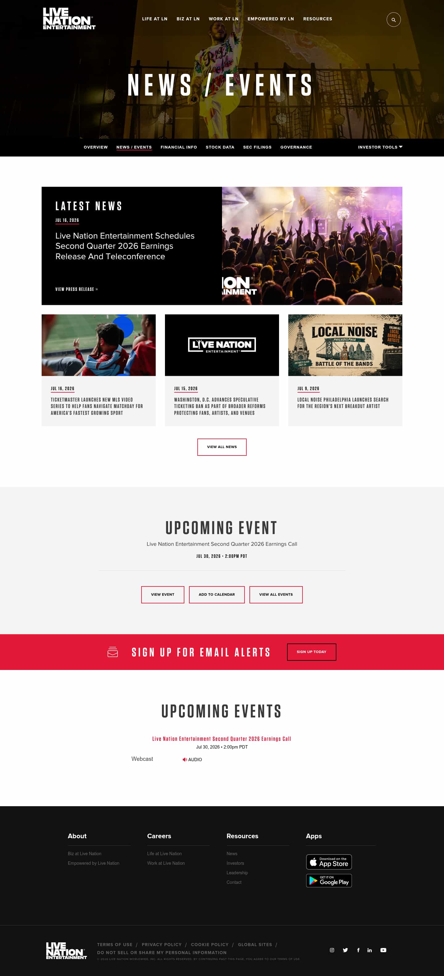 Latest website image capture