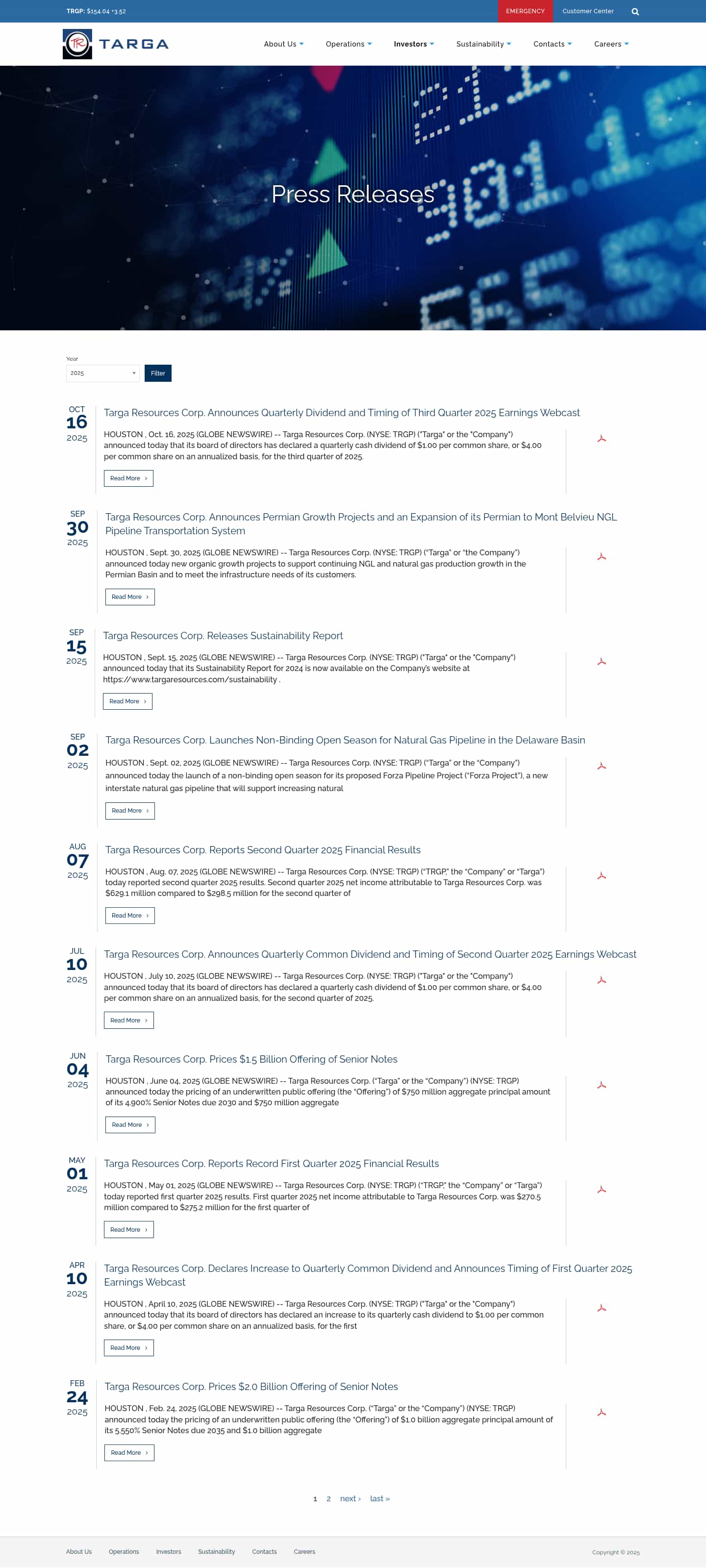 Latest website image capture