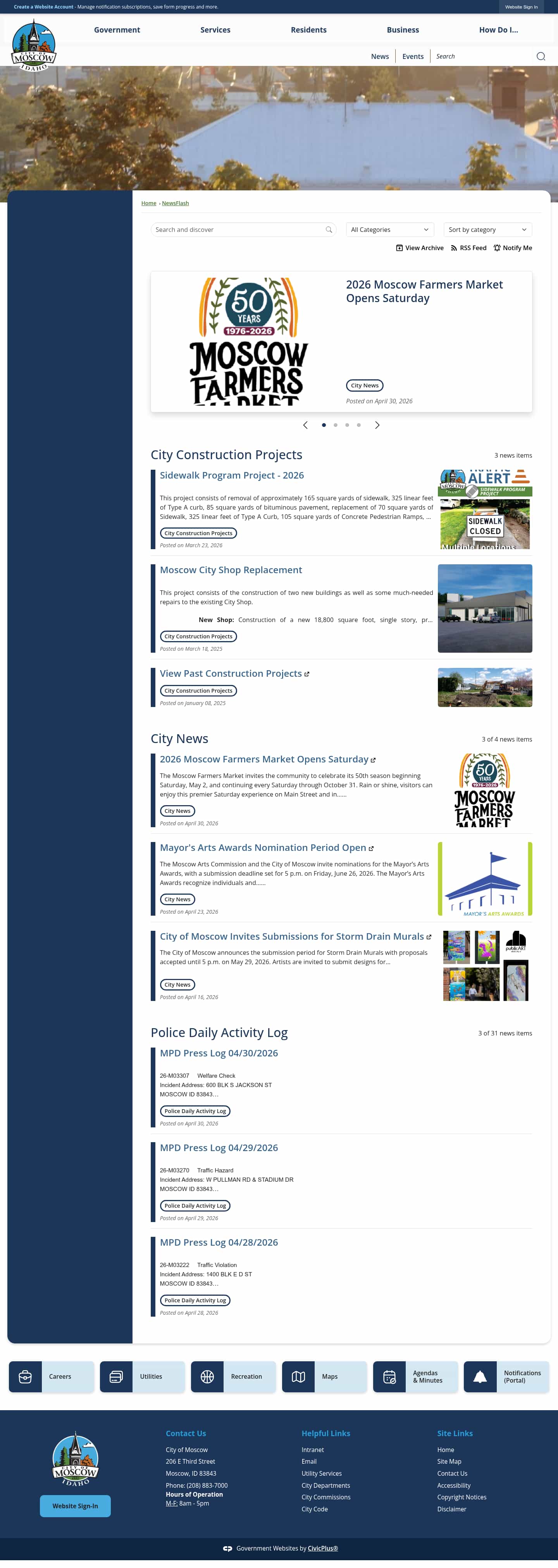 Latest website image capture
